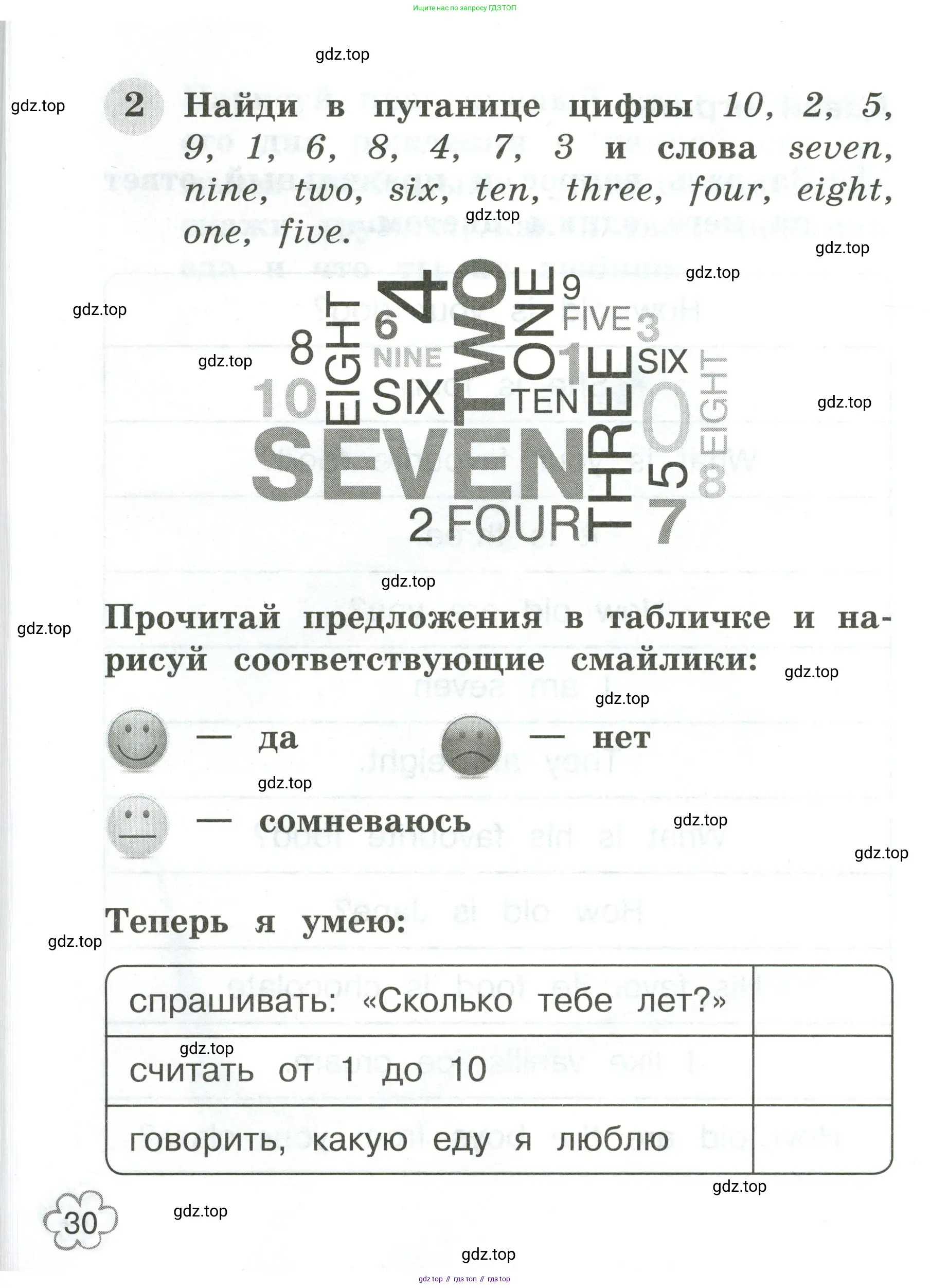 Английский язык (english), 2 класс Грамматический тренажёр, автор: Юшина Дарья Генадьевна, издательство Просвещение, Москва, 2018, розового цвета, страница 30