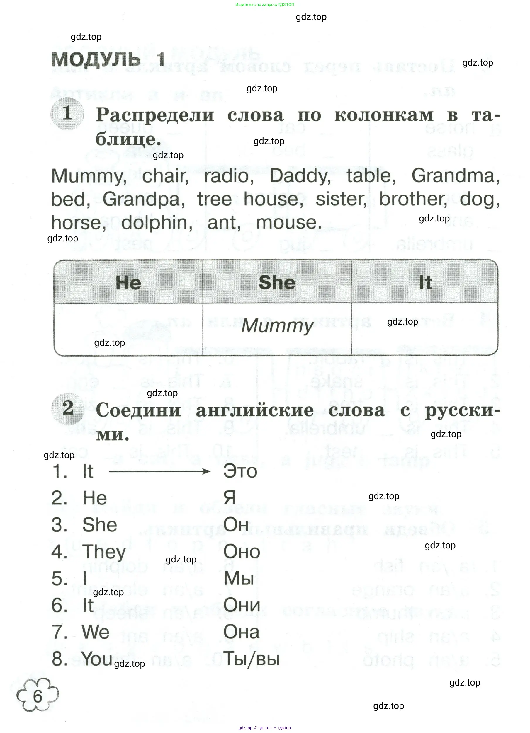 Английский язык (english), 2 класс Грамматический тренажёр, автор: Юшина Дарья Генадьевна, издательство Просвещение, Москва, 2018, розового цвета, страница 6
