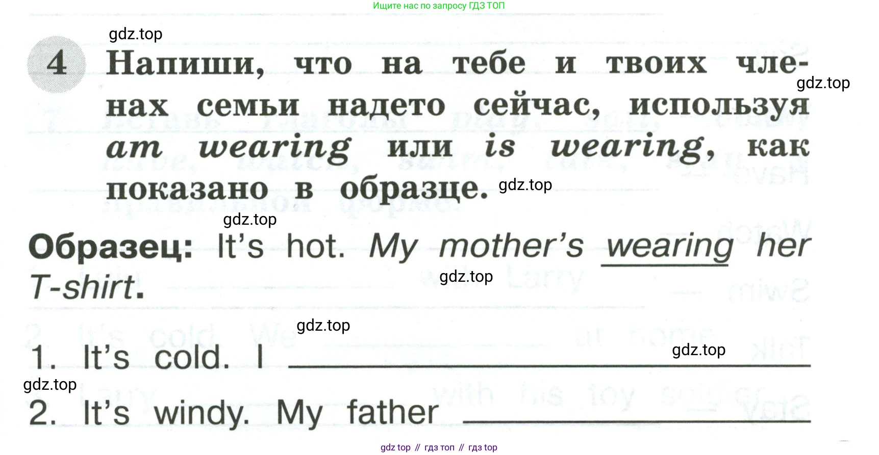 Английский язык (english), 2 класс Грамматический тренажёр, автор: Юшина Дарья Генадьевна, издательство Просвещение, Москва, 2018, розового цвета, страница 61, номер 4, Условие