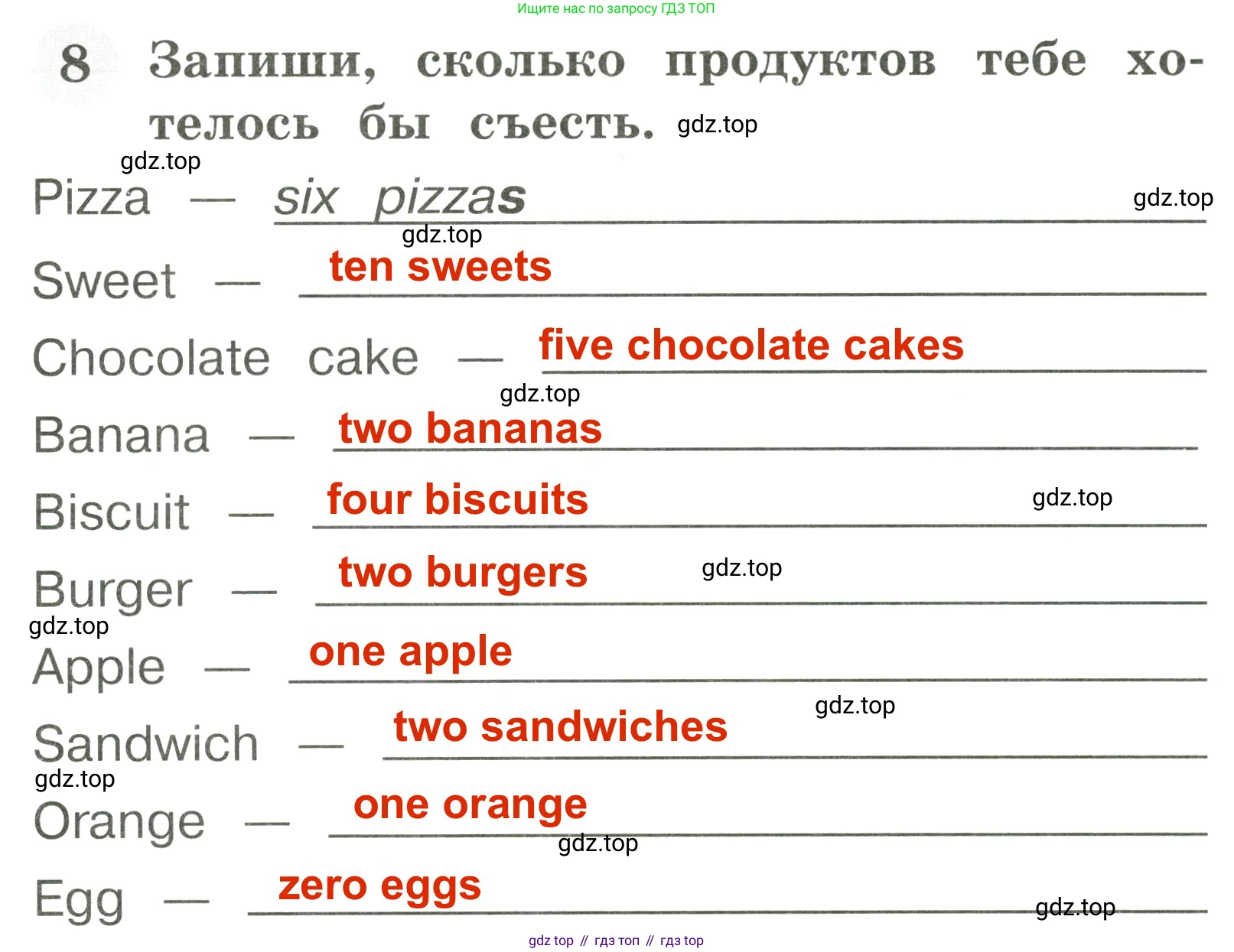 Английский язык (english), 2 класс Грамматический тренажёр, автор: Юшина Дарья Генадьевна, издательство Просвещение, Москва, 2018, розового цвета, страница 23, номер 8, Решение 3