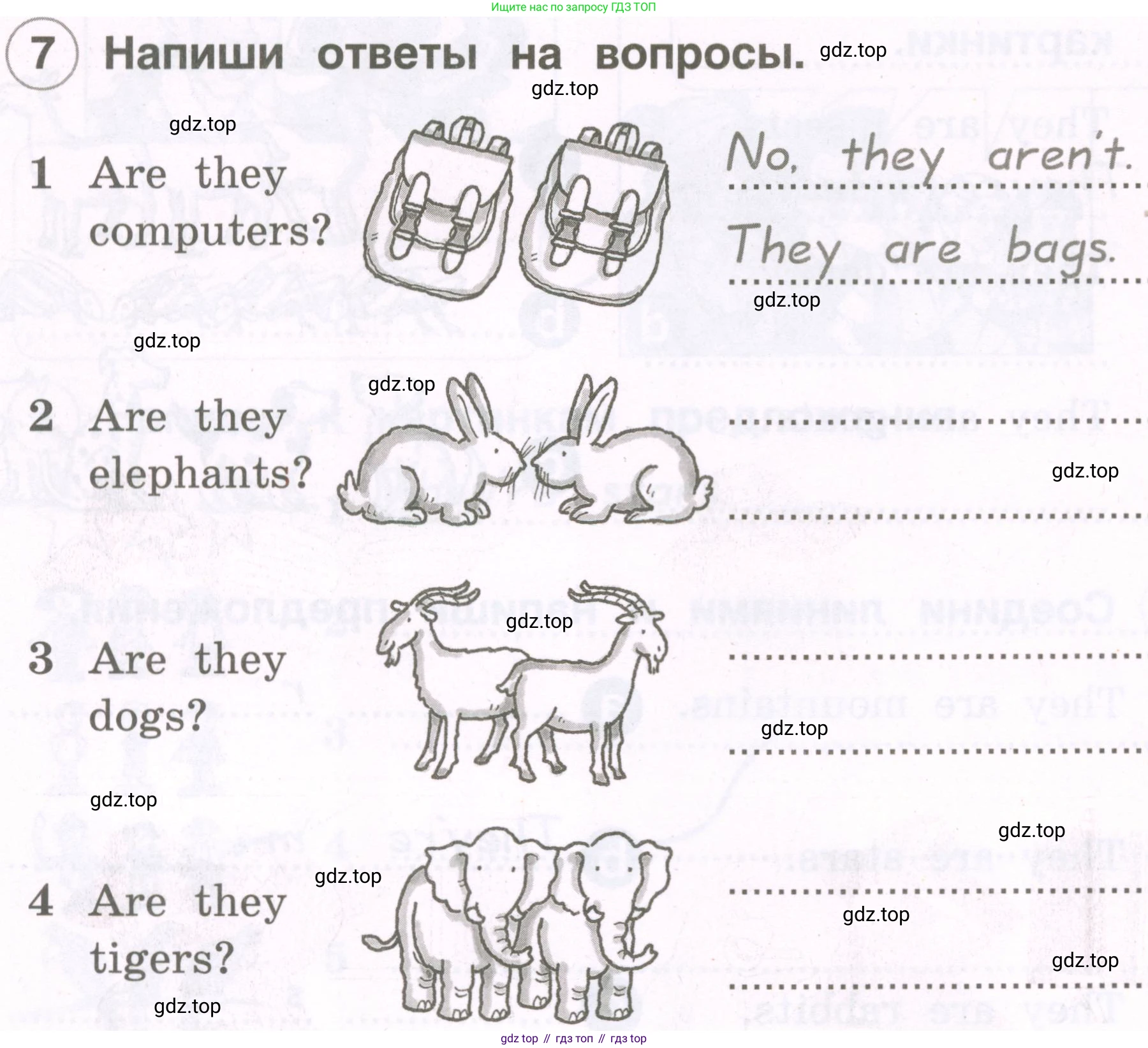 Английский язык (english), 2 класс рабочая тетрадь, авторы: Комарова Юлия Александровна, Ларионова Ирина Владимировна, издательство Русское слово, Москва, 2023, сиреневого цвета, страница 40, номер 7, Условие