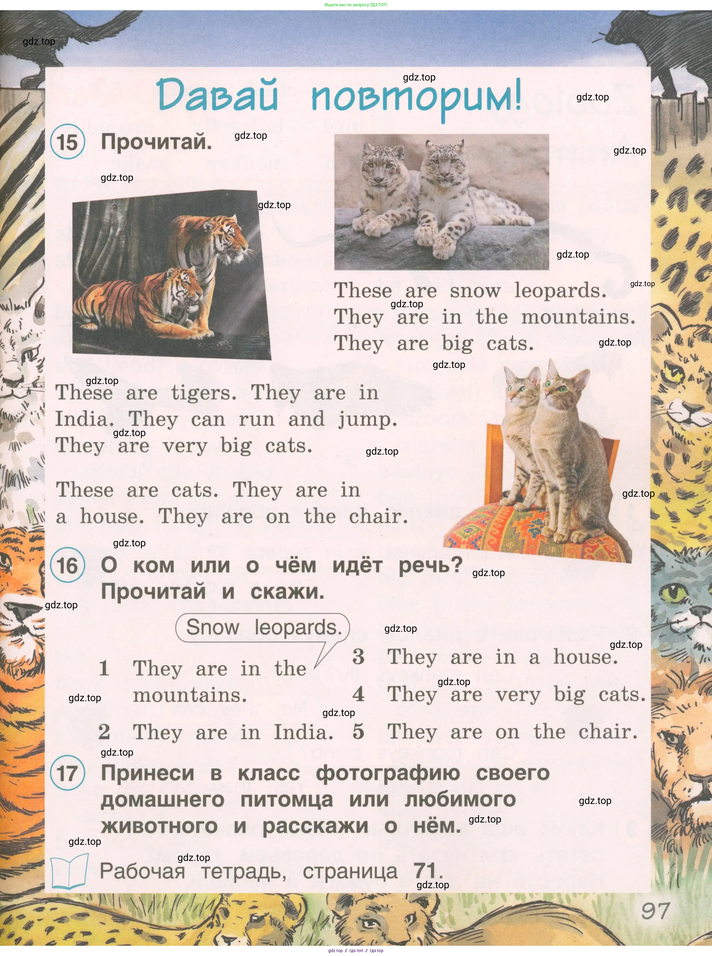 Английский язык (english), 2 класс Учебник, авторы: Комарова Юлия Александровна, Ларионова Ирина Владимировна, издательство Русское слово, Москва, 2022, сиреневого цвета, страница 97