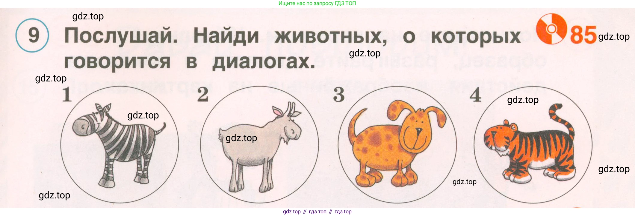 Английский язык (english), 2 класс Учебник, авторы: Комарова Юлия Александровна, Ларионова Ирина Владимировна, издательство Русское слово, Москва, 2022, сиреневого цвета, страница 95, номер 9, Условие