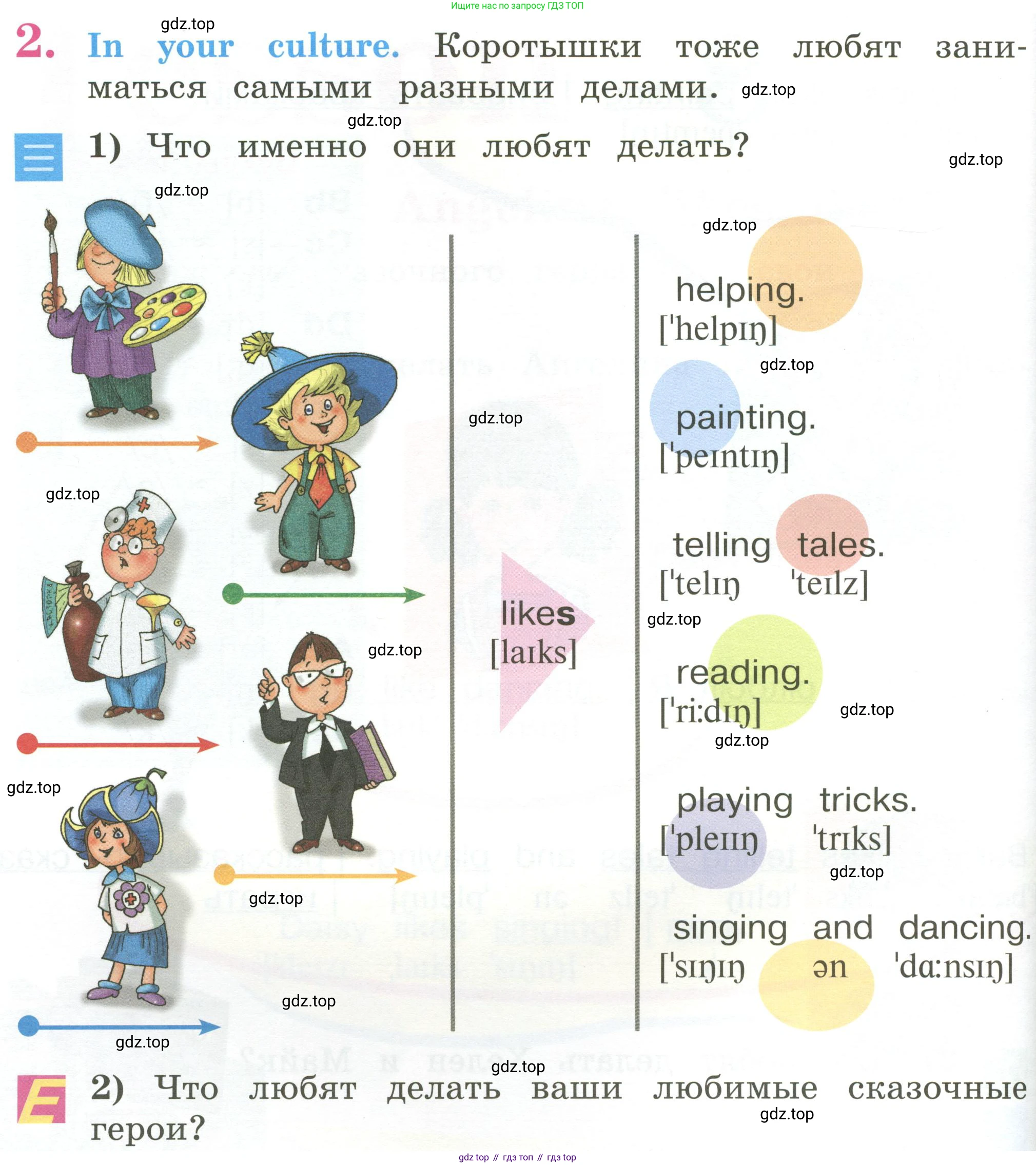 Английский язык (english), 2 класс Учебник (Student's book), авторы: Кузовлев Владимир Петрович (Kuzovlev Vladimir), Перегудова Эльвира Шакировна, Пастухова Светлана Анатольевна (Pastukhova Svetlana), Стрельникова Ольга Викторовна (Strelnikova Olga), издательство Просвещение, Москва, 2023, розового цвета, Часть ( Part) 1, страница 28, номер 2, Условие