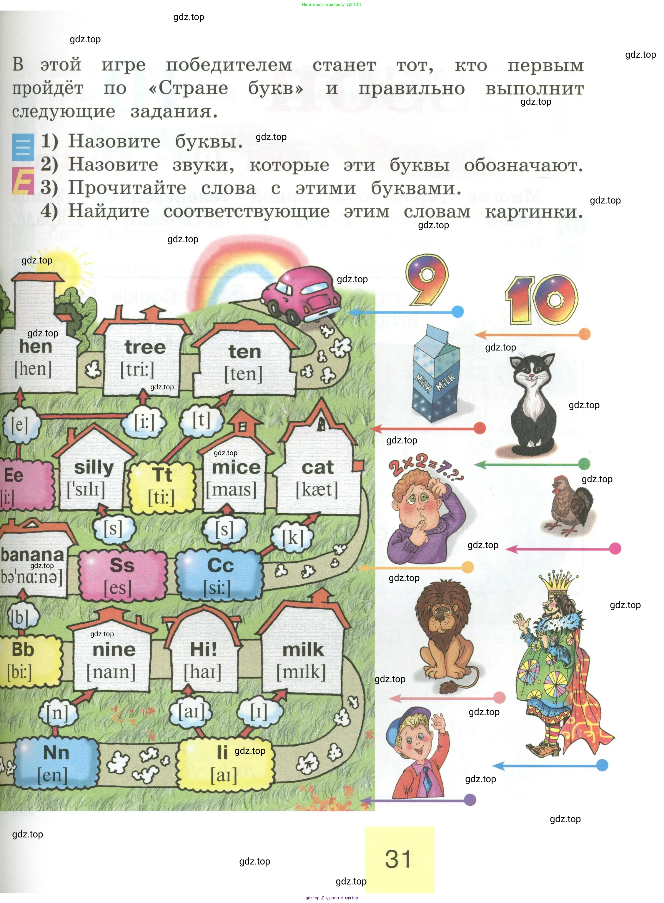 Английский язык (english), 2 класс Учебник (Student's book), авторы: Кузовлев Владимир Петрович (Kuzovlev Vladimir), Перегудова Эльвира Шакировна, Пастухова Светлана Анатольевна (Pastukhova Svetlana), Стрельникова Ольга Викторовна (Strelnikova Olga), издательство Просвещение, Москва, 2023, розового цвета, Часть ( Part) 1, страница 31
