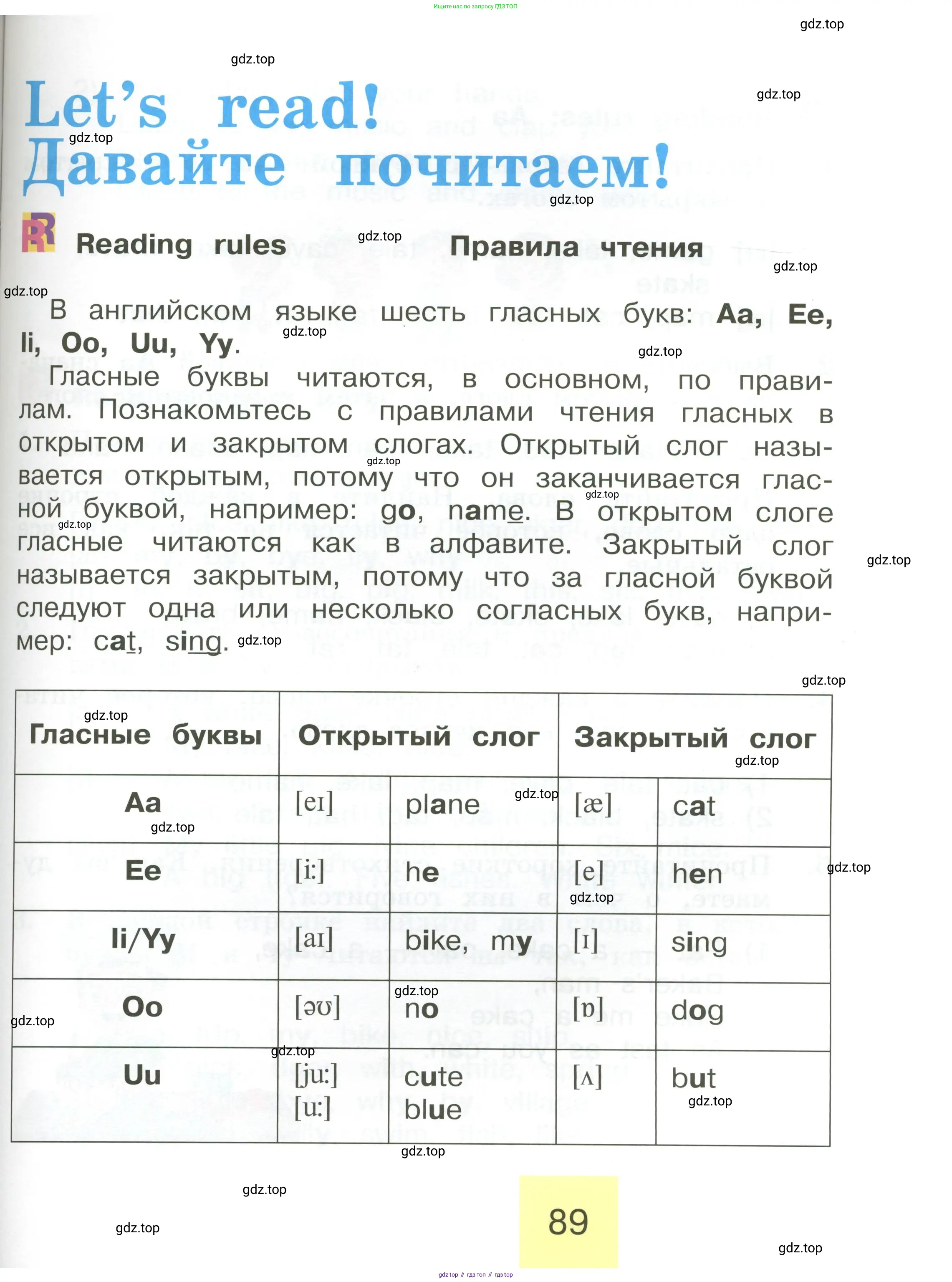 Английский язык (english), 2 класс Учебник (Student's book), авторы: Кузовлев Владимир Петрович (Kuzovlev Vladimir), Перегудова Эльвира Шакировна, Пастухова Светлана Анатольевна (Pastukhova Svetlana), Стрельникова Ольга Викторовна (Strelnikova Olga), издательство Просвещение, Москва, 2023, розового цвета, Часть ( Part) 1, страница 89