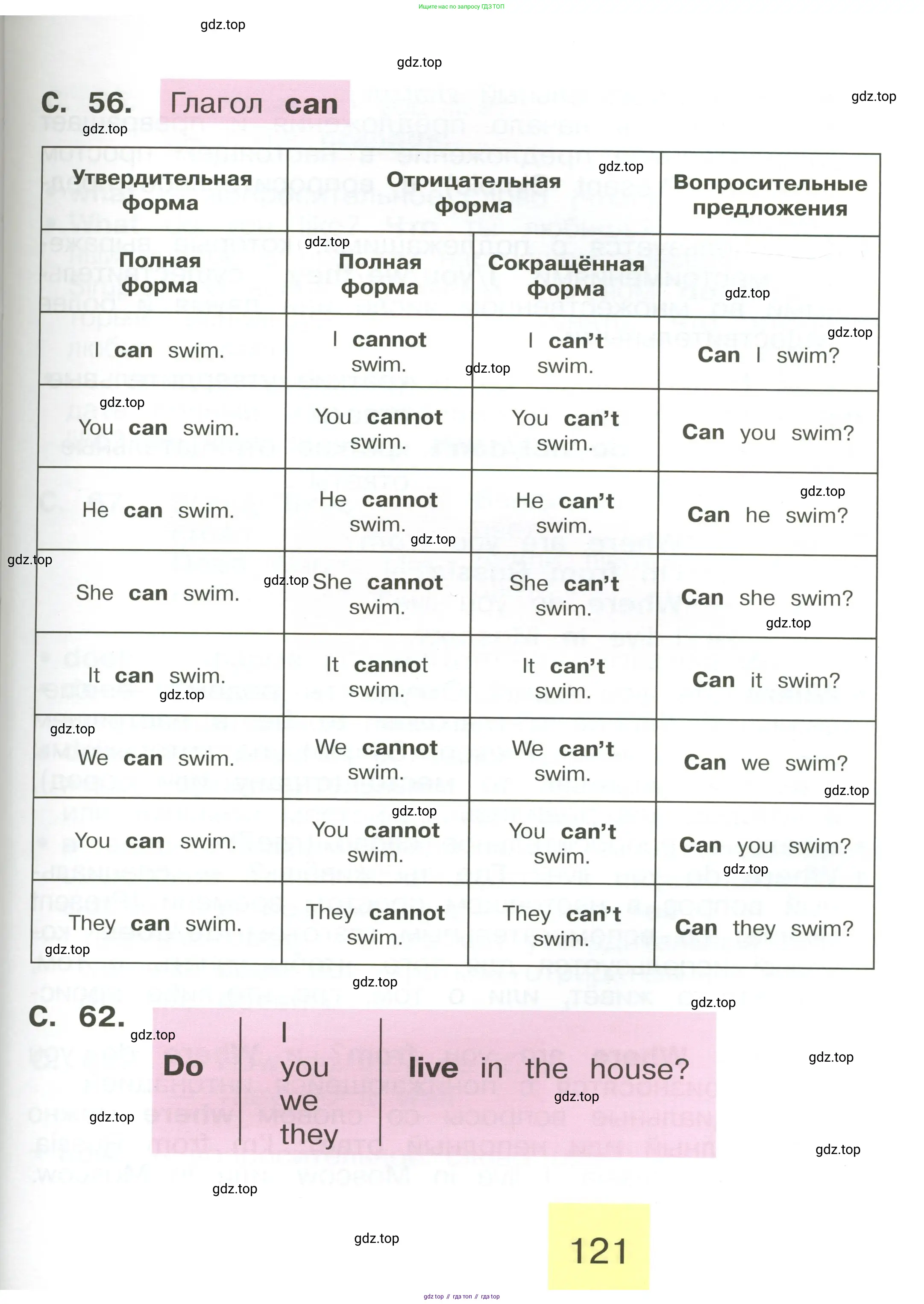 Английский язык (english), 2 класс Учебник (Student's book), авторы: Кузовлев Владимир Петрович (Kuzovlev Vladimir), Перегудова Эльвира Шакировна, Пастухова Светлана Анатольевна (Pastukhova Svetlana), Стрельникова Ольга Викторовна (Strelnikova Olga), издательство Просвещение, Москва, 2023, розового цвета, страница 121