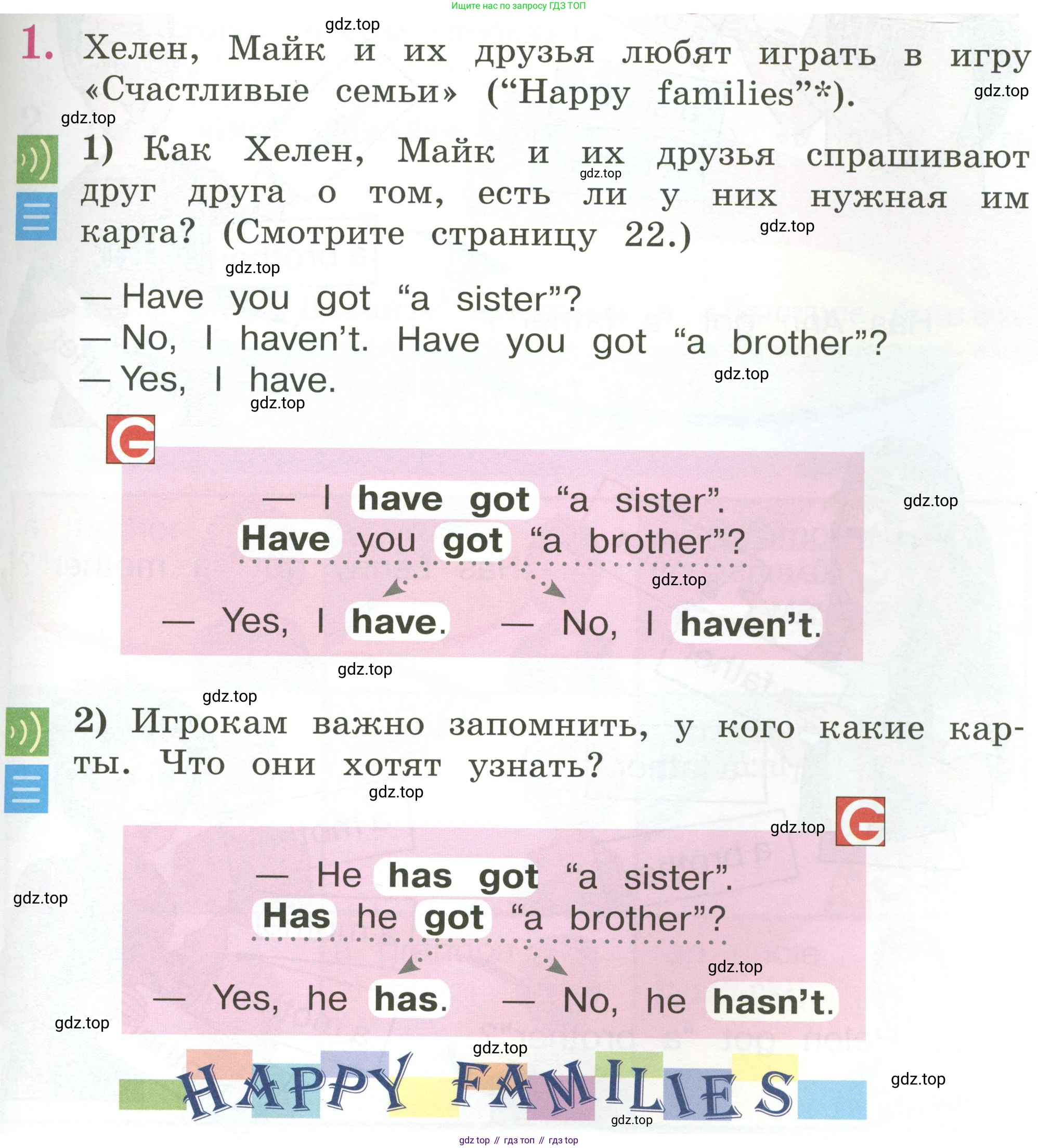 Английский язык (english), 2 класс Учебник (Student's book), авторы: Кузовлев Владимир Петрович (Kuzovlev Vladimir), Перегудова Эльвира Шакировна, Пастухова Светлана Анатольевна (Pastukhova Svetlana), Стрельникова Ольга Викторовна (Strelnikova Olga), издательство Просвещение, Москва, 2023, розового цвета, Часть ( Part) 2, страница 21, номер 1, Условие