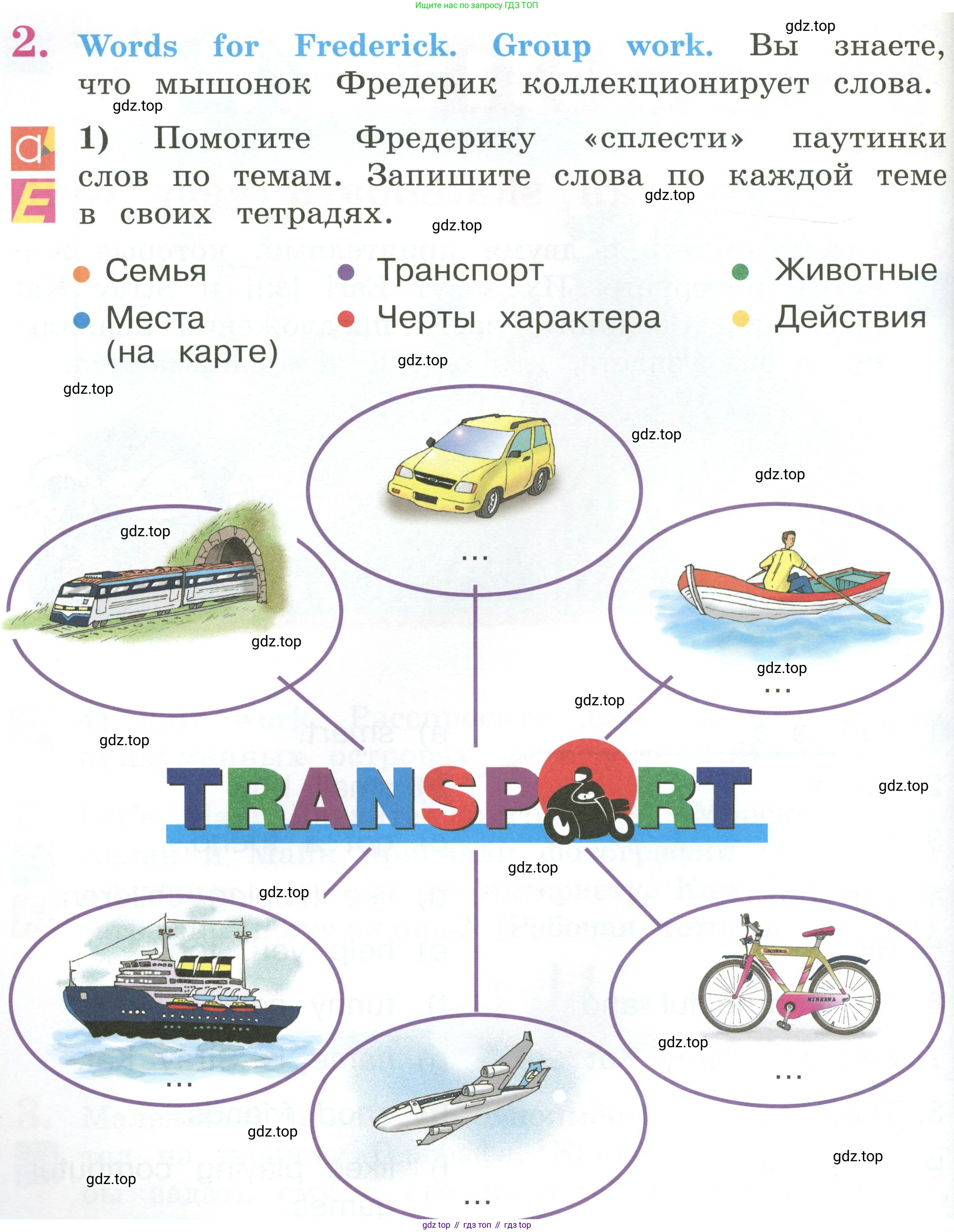 Английский язык (english), 2 класс Учебник (Student's book), авторы: Кузовлев Владимир Петрович (Kuzovlev Vladimir), Перегудова Эльвира Шакировна, Пастухова Светлана Анатольевна (Pastukhova Svetlana), Стрельникова Ольга Викторовна (Strelnikova Olga), издательство Просвещение, Москва, 2023, розового цвета, Часть ( Part) 2, страница 52, номер 2, Условие