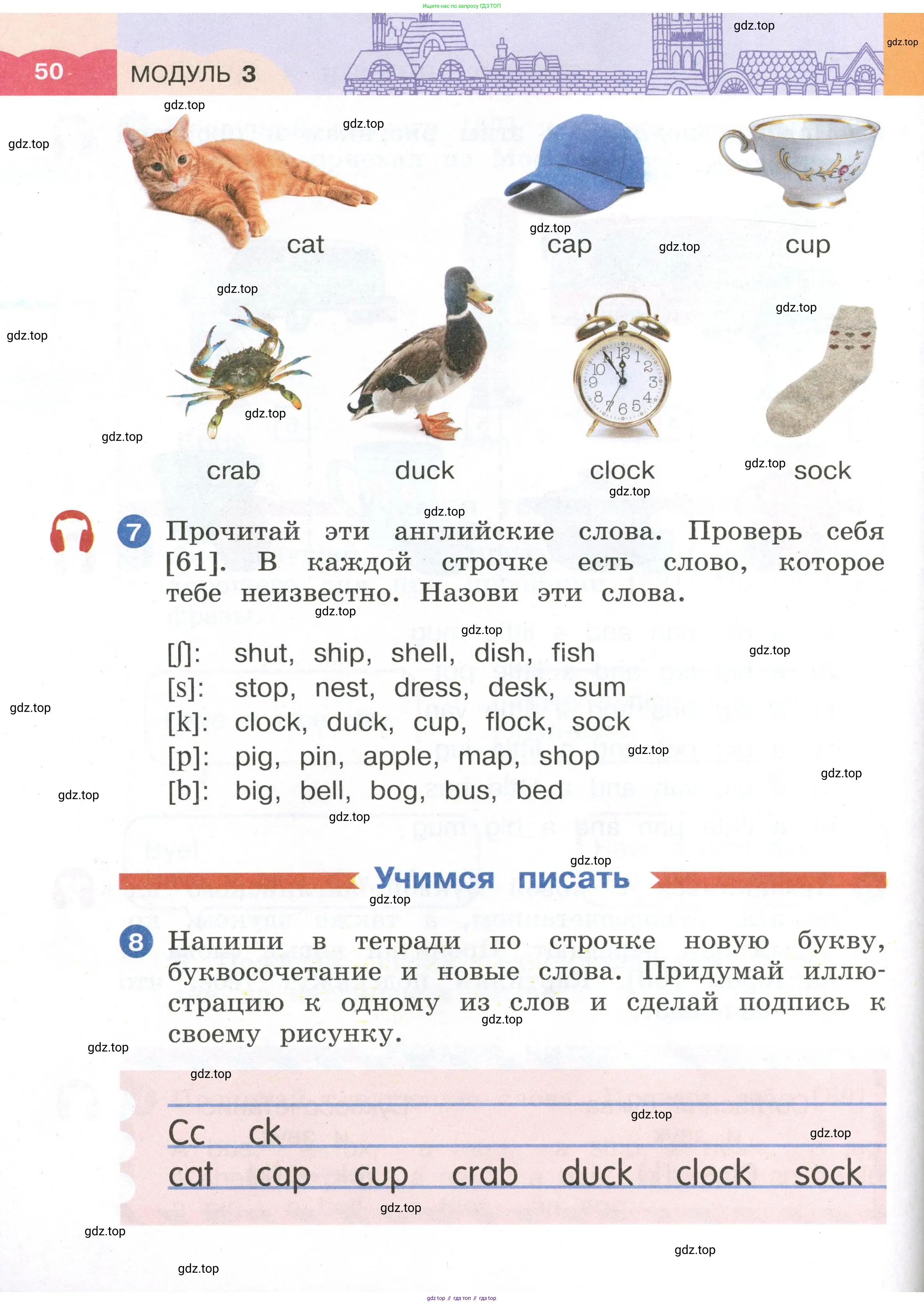 Английский язык (english), 2 класс Учебник, авторы: Афанасьева Ольга Васильевна (Afanasyeva Olga), Баранова Ксения Михайловна (Baranova Ksenia), Михеева Ирина Владимировна (Mikheeva Irina), издательство Просвещение, Москва, 2023, Часть 1, страница 50