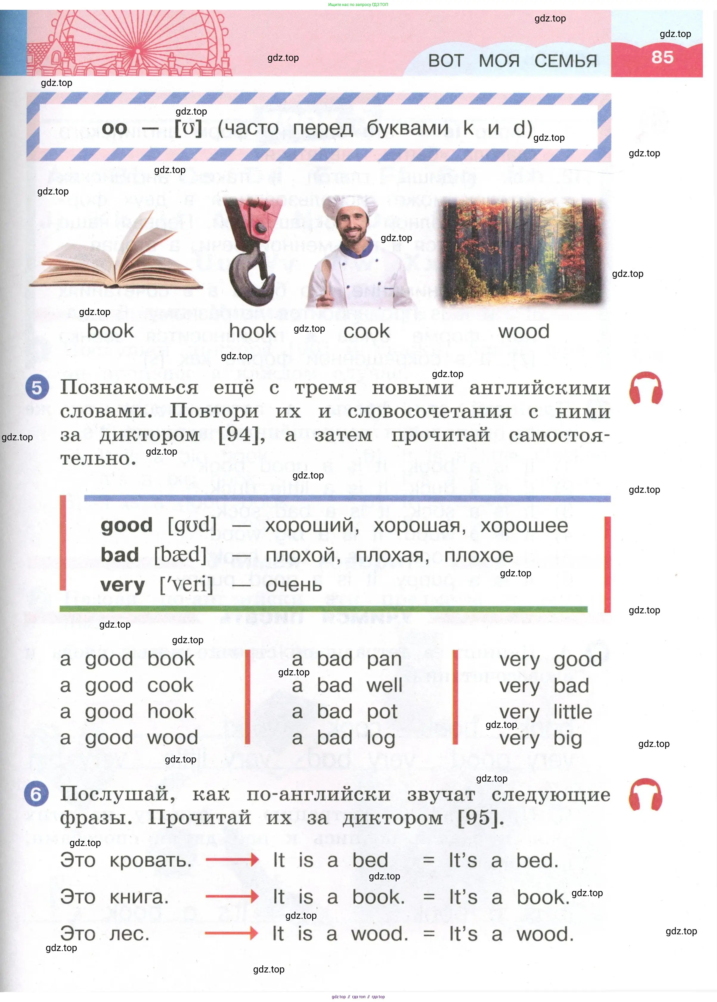 Английский язык (english), 2 класс Учебник, авторы: Афанасьева Ольга Васильевна (Afanasyeva Olga), Баранова Ксения Михайловна (Baranova Ksenia), Михеева Ирина Владимировна (Mikheeva Irina), издательство Просвещение, Москва, 2023, Часть 1, страница 85