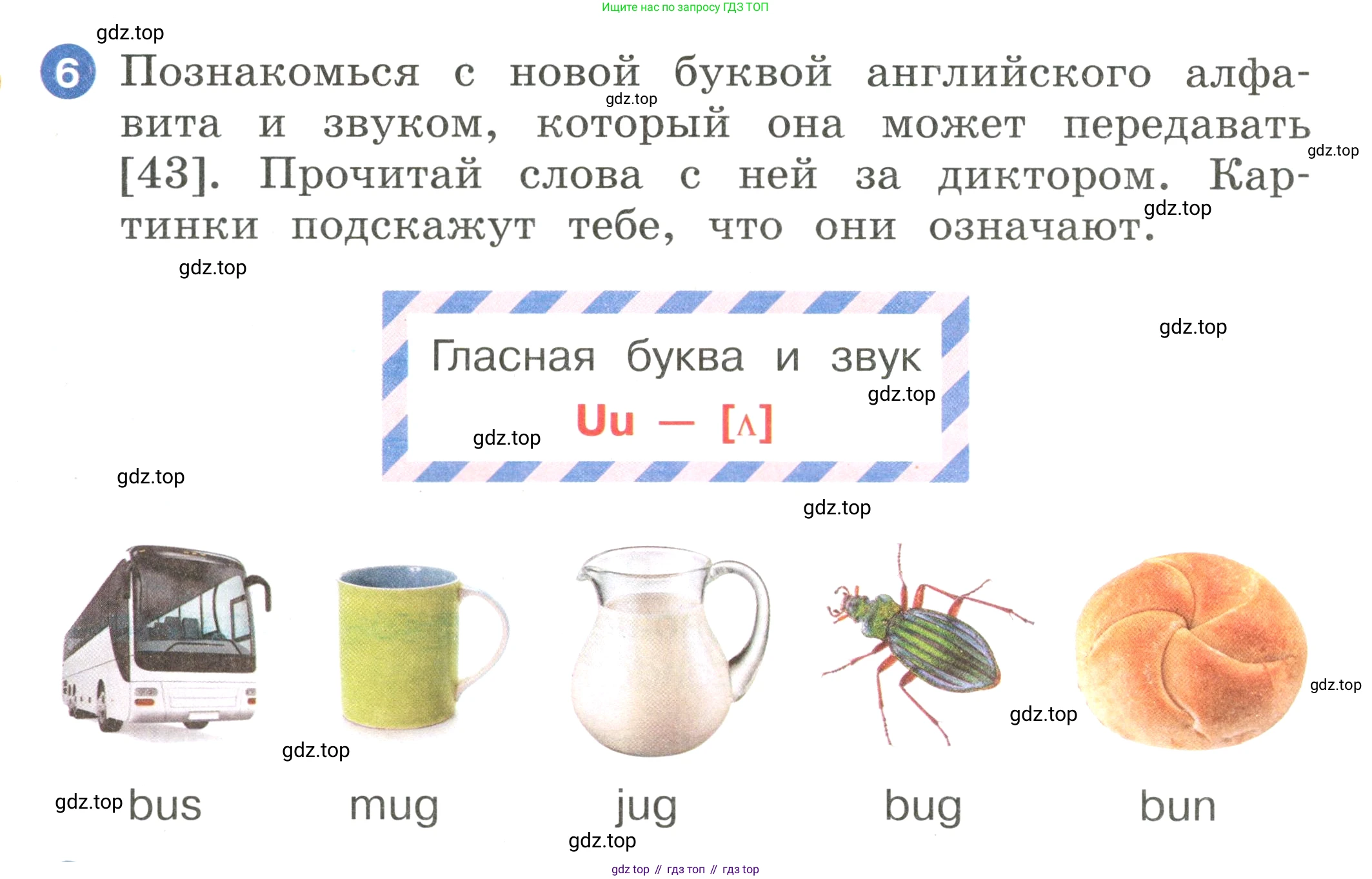 Английский язык (english), 2 класс Учебник, авторы: Афанасьева Ольга Васильевна (Afanasyeva Olga), Баранова Ксения Михайловна (Baranova Ksenia), Михеева Ирина Владимировна (Mikheeva Irina), издательство Просвещение, Москва, 2023, Часть 1, страница 34, номер 6, Условие