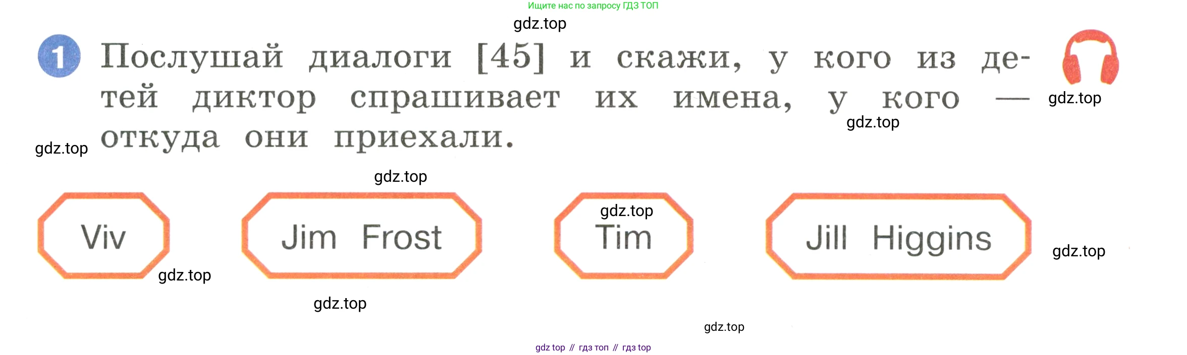 Английский язык (english), 2 класс Учебник, авторы: Афанасьева Ольга Васильевна (Afanasyeva Olga), Баранова Ксения Михайловна (Baranova Ksenia), Михеева Ирина Владимировна (Mikheeva Irina), издательство Просвещение, Москва, 2023, Часть 1, страница 35, номер 1, Условие