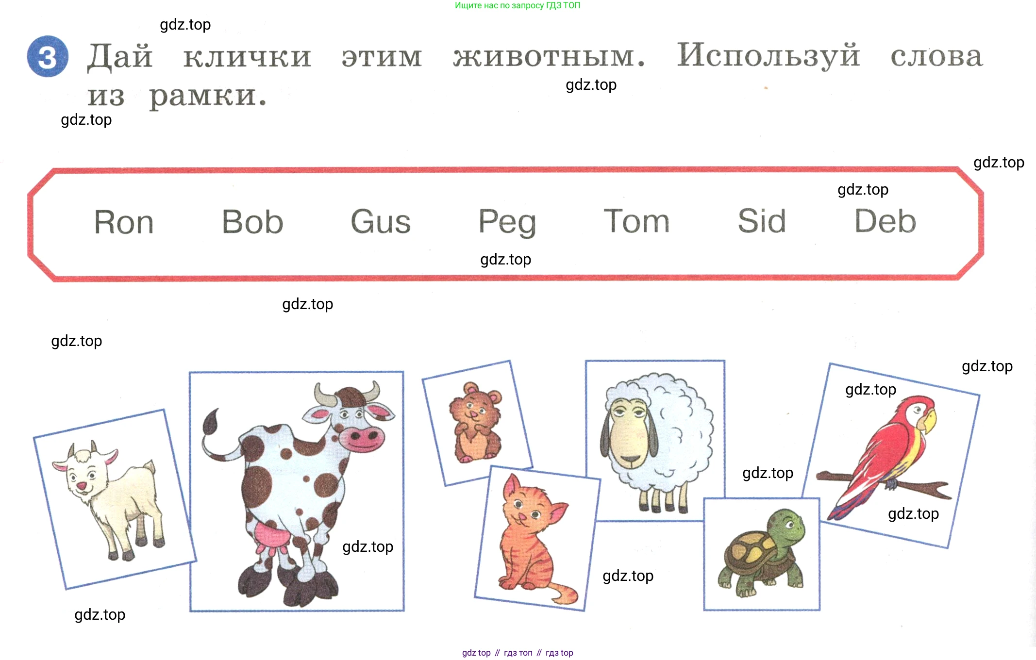 Английский язык (english), 2 класс Учебник, авторы: Афанасьева Ольга Васильевна (Afanasyeva Olga), Баранова Ксения Михайловна (Baranova Ksenia), Михеева Ирина Владимировна (Mikheeva Irina), издательство Просвещение, Москва, 2023, Часть 1, страница 40, номер 3, Условие