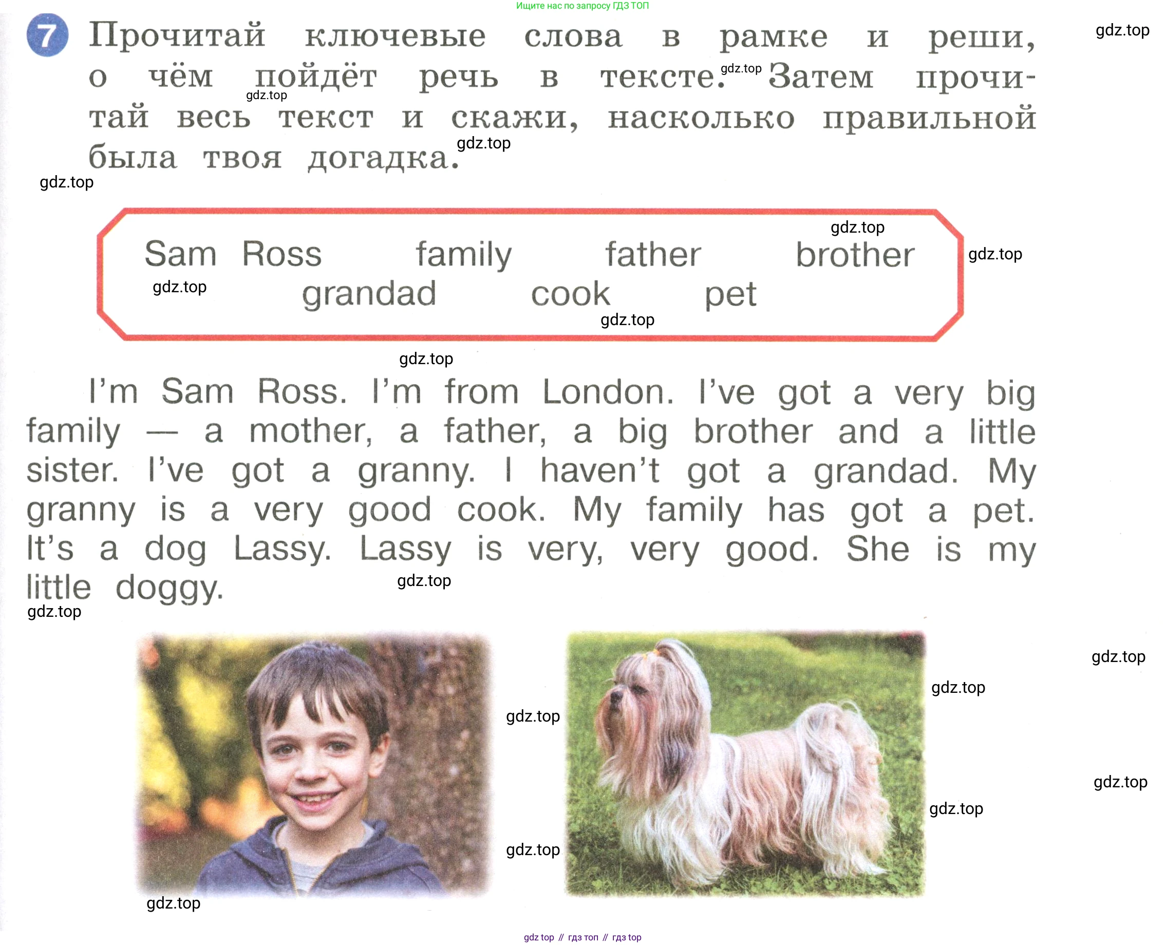Английский язык (english), 2 класс Учебник, авторы: Афанасьева Ольга Васильевна (Afanasyeva Olga), Баранова Ксения Михайловна (Baranova Ksenia), Михеева Ирина Владимировна (Mikheeva Irina), издательство Просвещение, Москва, 2023, Часть 1, страница 93, номер 7, Условие