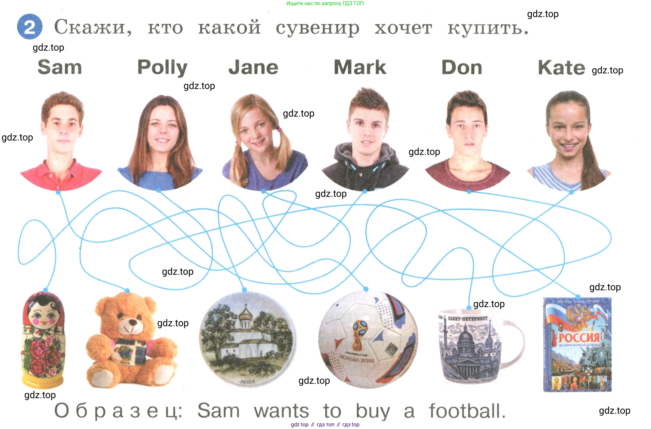 Английский язык (english), 2 класс Учебник, авторы: Афанасьева Ольга Васильевна (Afanasyeva Olga), Баранова Ксения Михайловна (Baranova Ksenia), Михеева Ирина Владимировна (Mikheeva Irina), издательство Просвещение, Москва, 2023, Часть 2, страница 117, номер 2, Условие