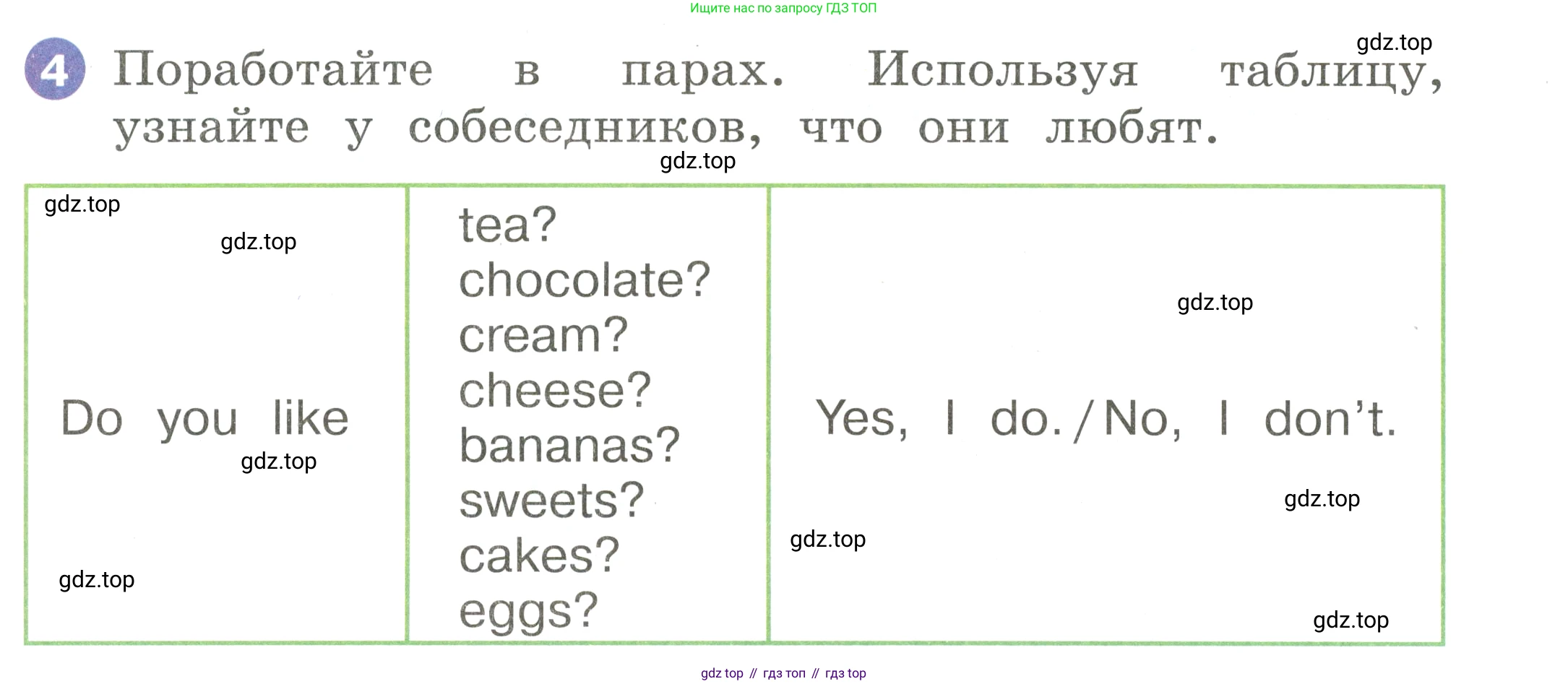 Английский язык (english), 2 класс Учебник, авторы: Афанасьева Ольга Васильевна (Afanasyeva Olga), Баранова Ксения Михайловна (Baranova Ksenia), Михеева Ирина Владимировна (Mikheeva Irina), издательство Просвещение, Москва, 2023, Часть 2, страница 81, номер 4, Условие