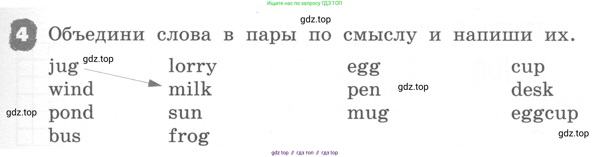 ГДЗ Английский язык (english), 2 класс рабочая тетрадь, авторы: Афанасьева Ольга Васильевна (Afanasyeva Olga), Михеева Ирина Владимировна (Mikheeva Irina), издательство Просвещение, Москва, 2012 - 2022, страница 23, номер 4, Условие