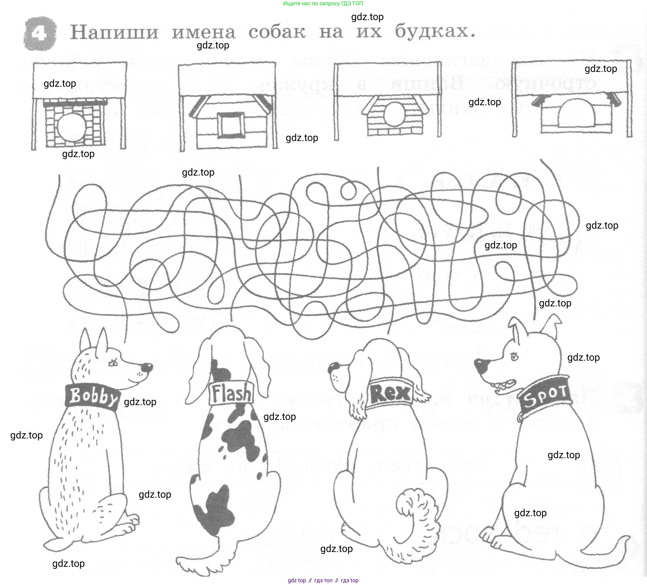 ГДЗ Английский язык (english), 2 класс рабочая тетрадь, авторы: Афанасьева Ольга Васильевна (Afanasyeva Olga), Михеева Ирина Владимировна (Mikheeva Irina), издательство Просвещение, Москва, 2012 - 2022, страница 36, номер 4, Условие