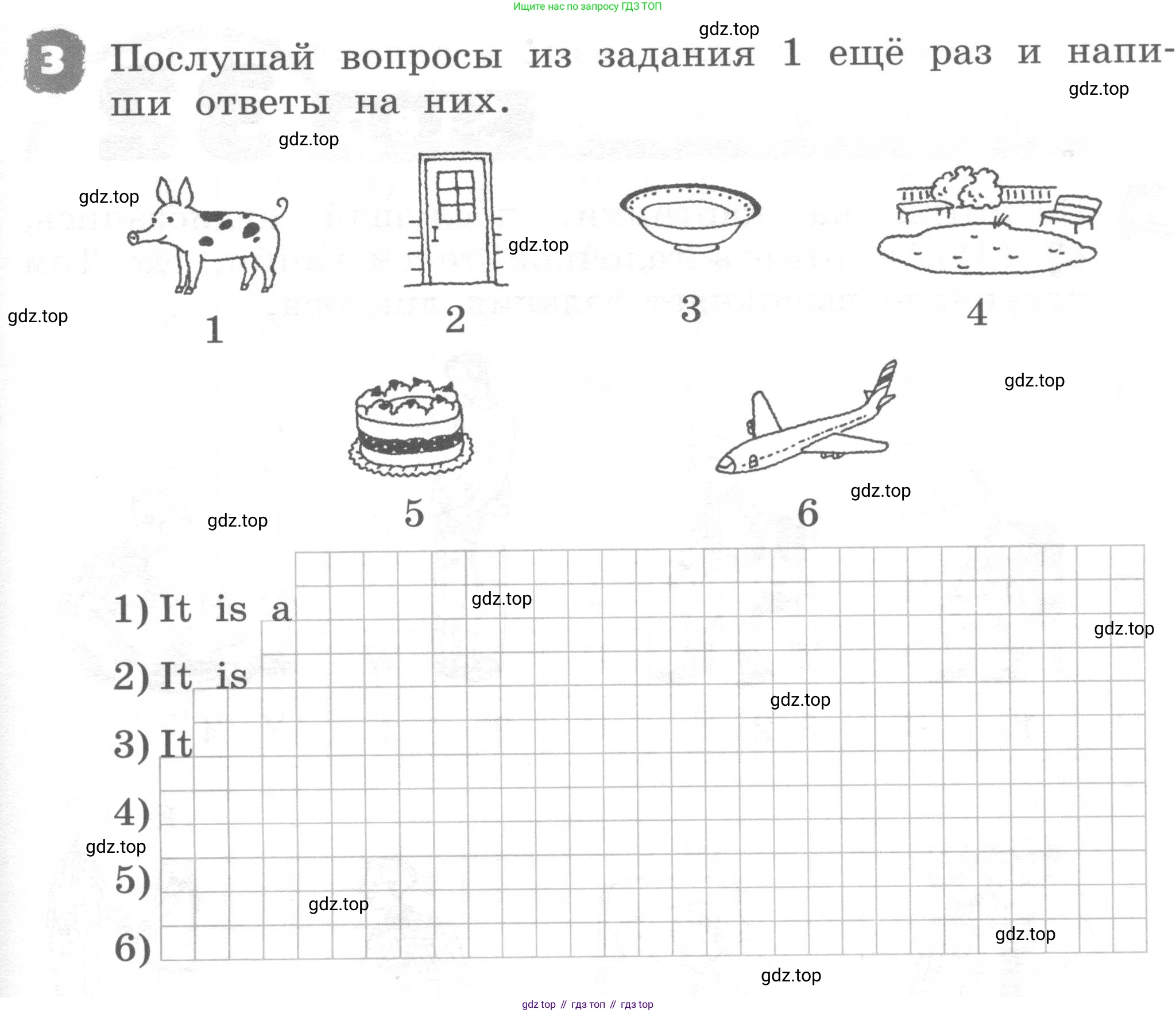 ГДЗ Английский язык (english), 2 класс рабочая тетрадь, авторы: Афанасьева Ольга Васильевна (Afanasyeva Olga), Михеева Ирина Владимировна (Mikheeva Irina), издательство Просвещение, Москва, 2012 - 2022, страница 59, номер 3, Условие