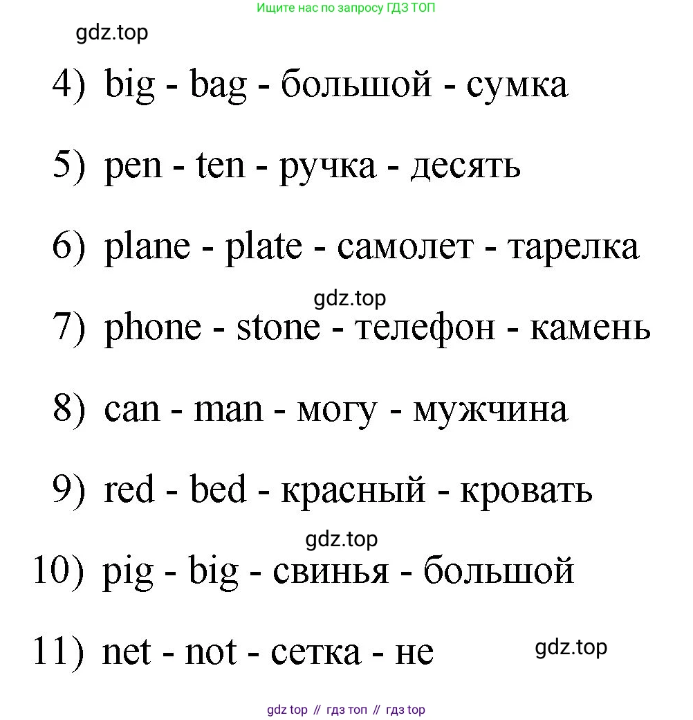 ГДЗ Английский язык (english), 2 класс рабочая тетрадь, авторы: Афанасьева Ольга Васильевна (Afanasyeva Olga), Михеева Ирина Владимировна (Mikheeva Irina), издательство Просвещение, Москва, 2012 - 2022, страница 77, номер 4, Решение (продолжение 2)