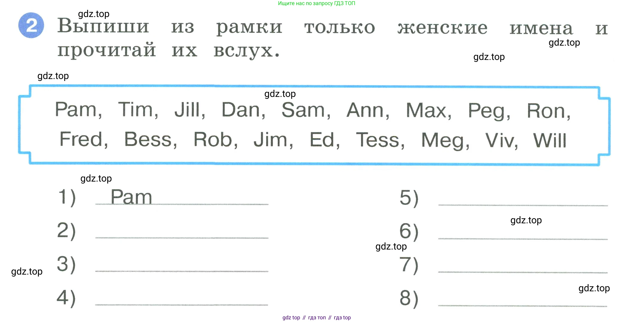 ГДЗ Английский язык (english), 2 класс рабочая тетрадь, авторы: Афанасьева Ольга Васильевна (Afanasyeva Olga), Баранова Ксения Михайловна (Baranova Ksenia), Михеева Ирина Владимировна (Mikheeva Irina), издательство Просвещение, Москва, 2023, Часть 1, страница 18, номер 2, Условие