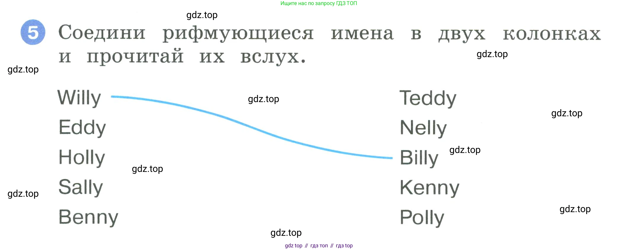 ГДЗ Английский язык (english), 2 класс рабочая тетрадь, авторы: Афанасьева Ольга Васильевна (Afanasyeva Olga), Баранова Ксения Михайловна (Baranova Ksenia), Михеева Ирина Владимировна (Mikheeva Irina), издательство Просвещение, Москва, 2023, Часть 1, страница 39, номер 5, Условие