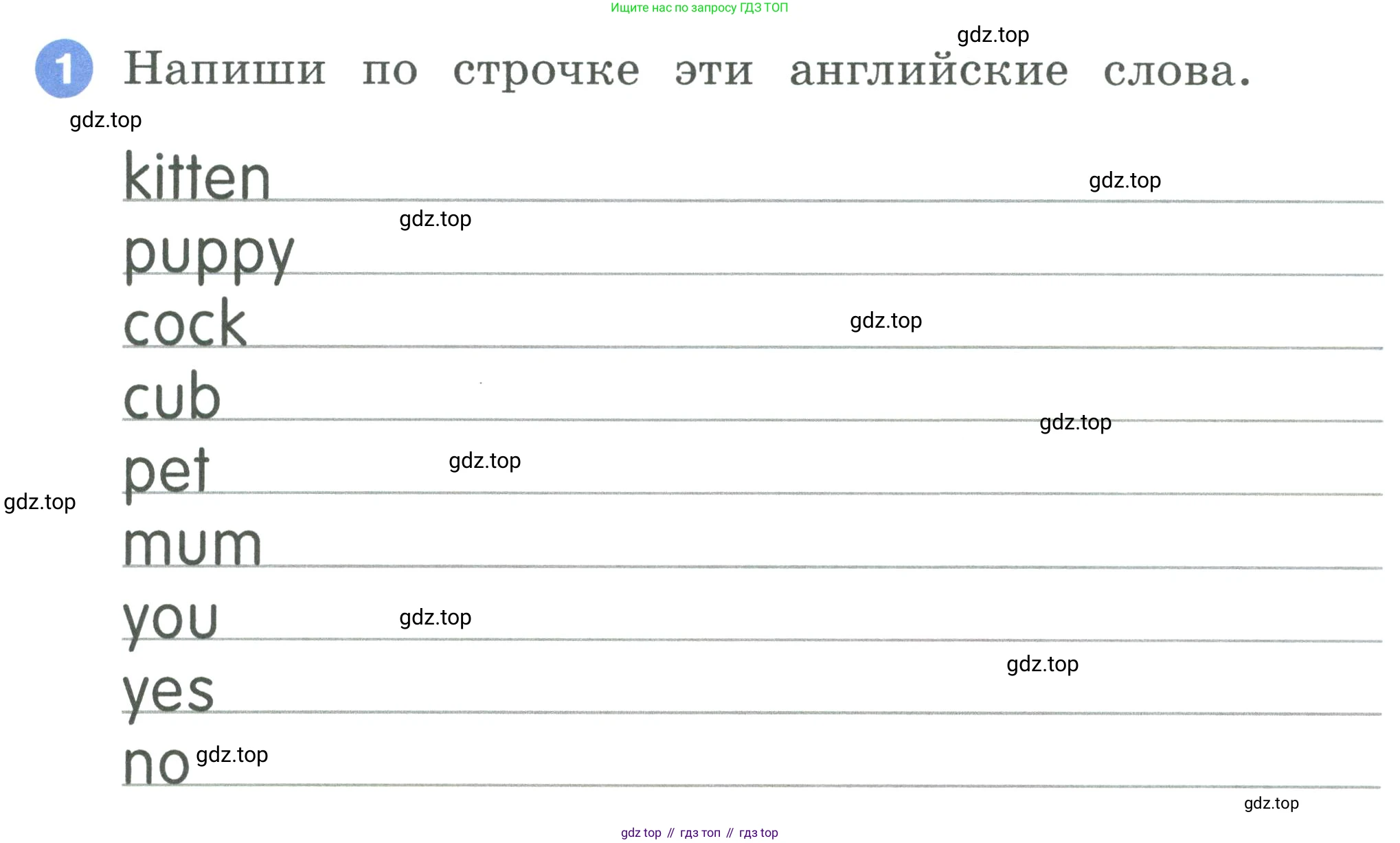 ГДЗ Английский язык (english), 2 класс рабочая тетрадь, авторы: Афанасьева Ольга Васильевна (Afanasyeva Olga), Баранова Ксения Михайловна (Baranova Ksenia), Михеева Ирина Владимировна (Mikheeva Irina), издательство Просвещение, Москва, 2023, Часть 1, страница 39, номер 1, Условие