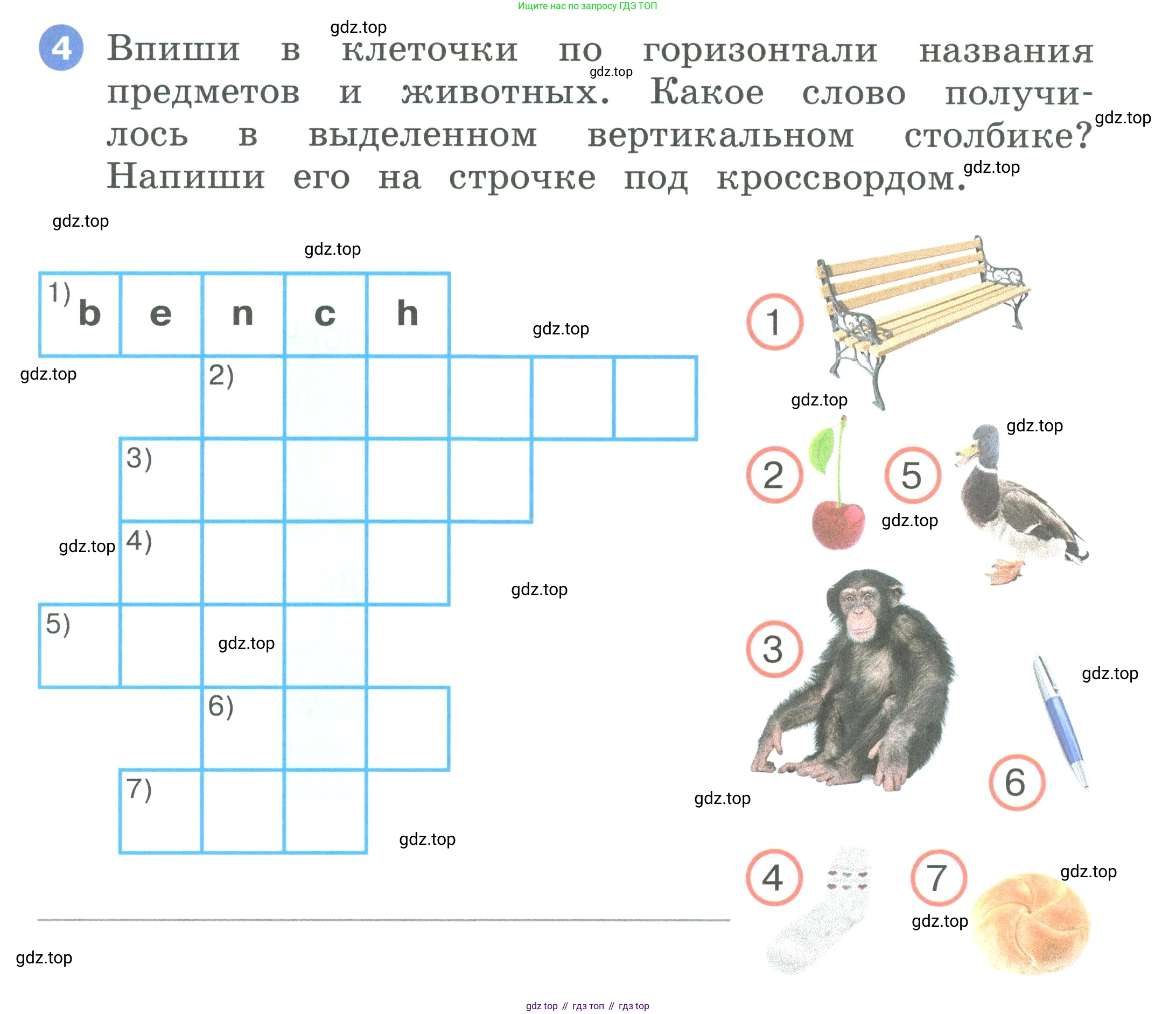 ГДЗ Английский язык (english), 2 класс рабочая тетрадь, авторы: Афанасьева Ольга Васильевна (Afanasyeva Olga), Баранова Ксения Михайловна (Baranova Ksenia), Михеева Ирина Владимировна (Mikheeva Irina), издательство Просвещение, Москва, 2023, Часть 1, страница 41, номер 4, Условие