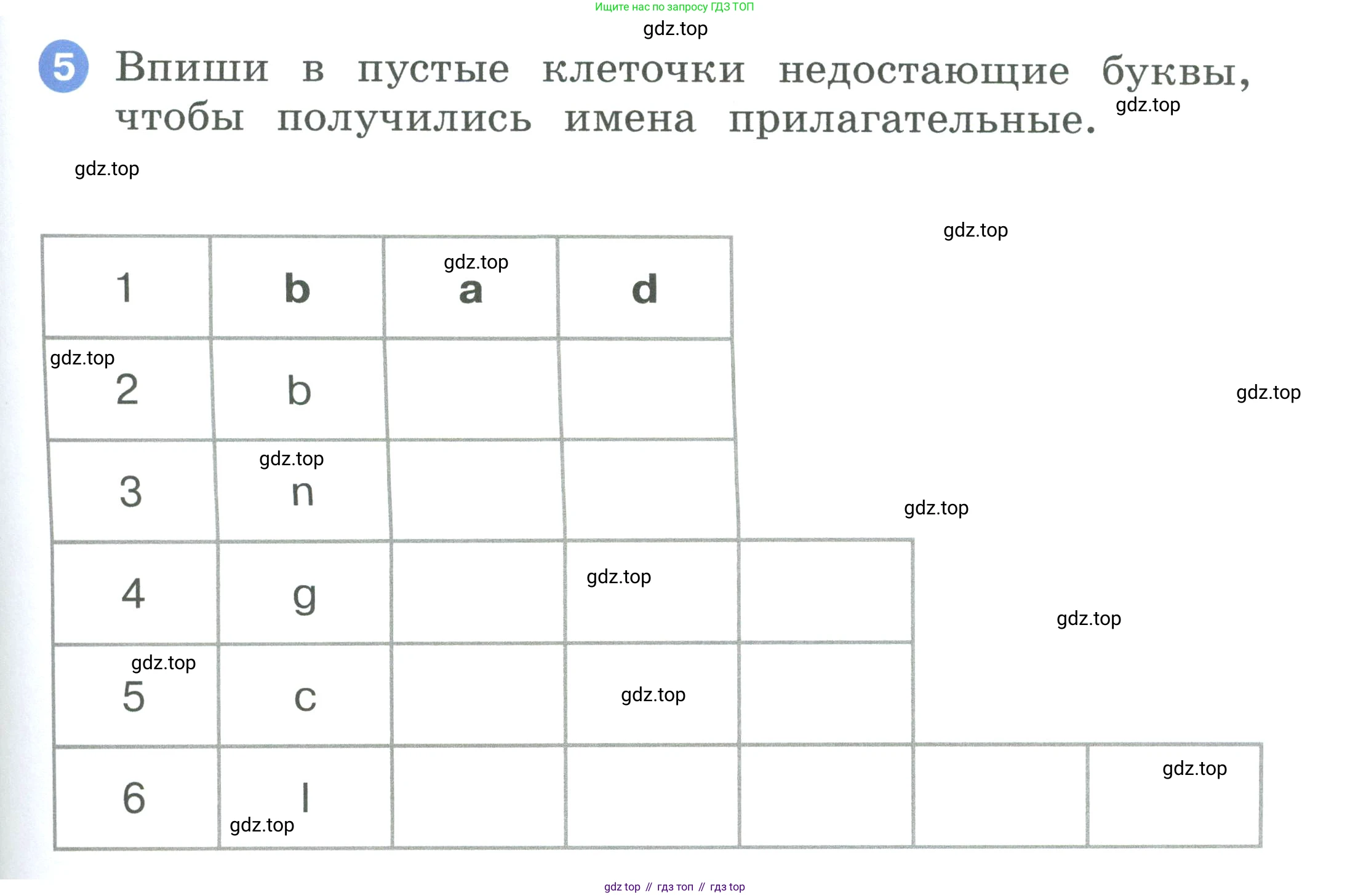 ГДЗ Английский язык (english), 2 класс рабочая тетрадь, авторы: Афанасьева Ольга Васильевна (Afanasyeva Olga), Баранова Ксения Михайловна (Baranova Ksenia), Михеева Ирина Владимировна (Mikheeva Irina), издательство Просвещение, Москва, 2023, Часть 1, страница 73, номер 5, Условие