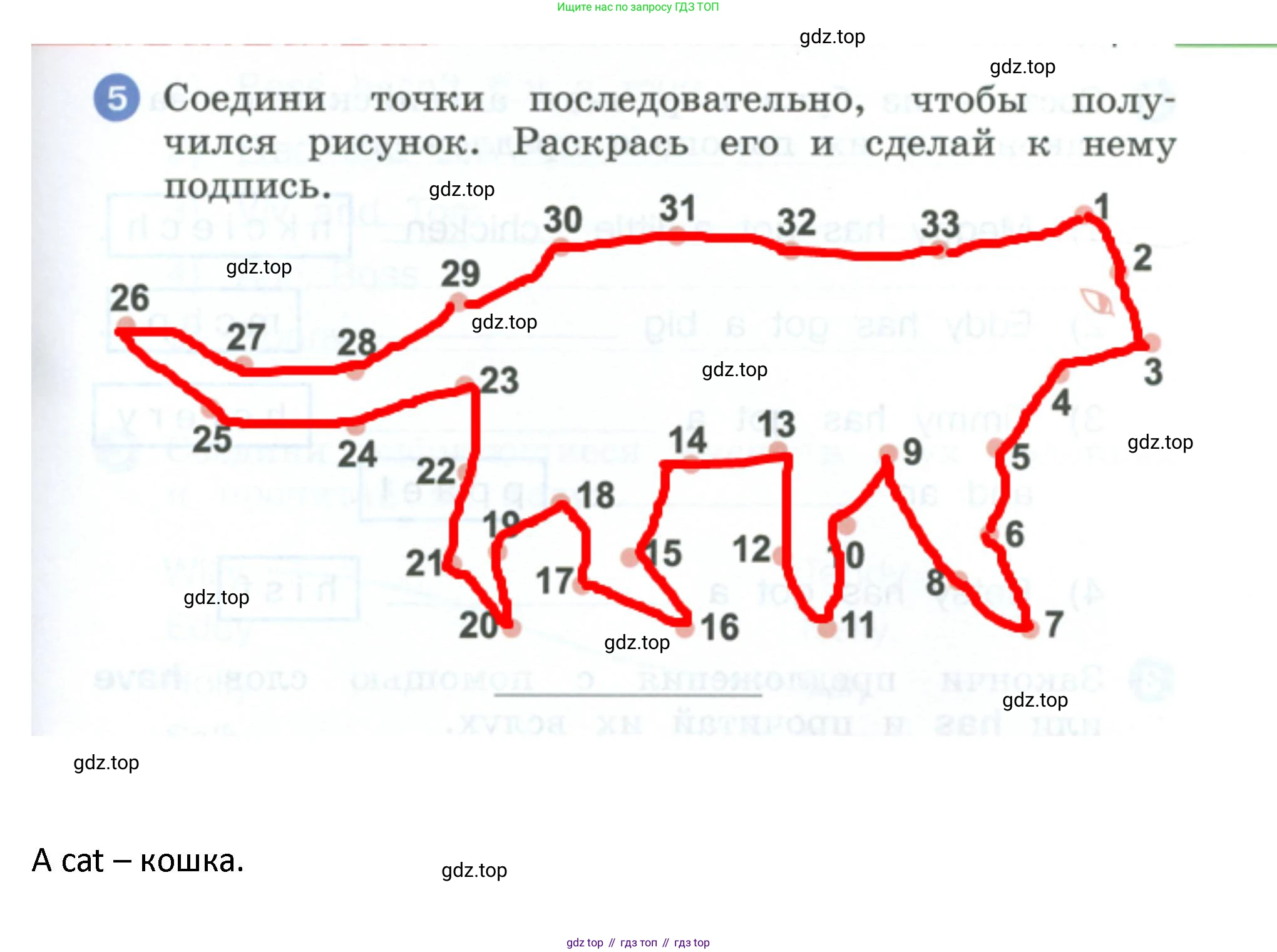 ГДЗ Английский язык (english), 2 класс рабочая тетрадь, авторы: Афанасьева Ольга Васильевна (Afanasyeva Olga), Баранова Ксения Михайловна (Baranova Ksenia), Михеева Ирина Владимировна (Mikheeva Irina), издательство Просвещение, Москва, 2023, Часть 1, страница 37, номер 5, Решение