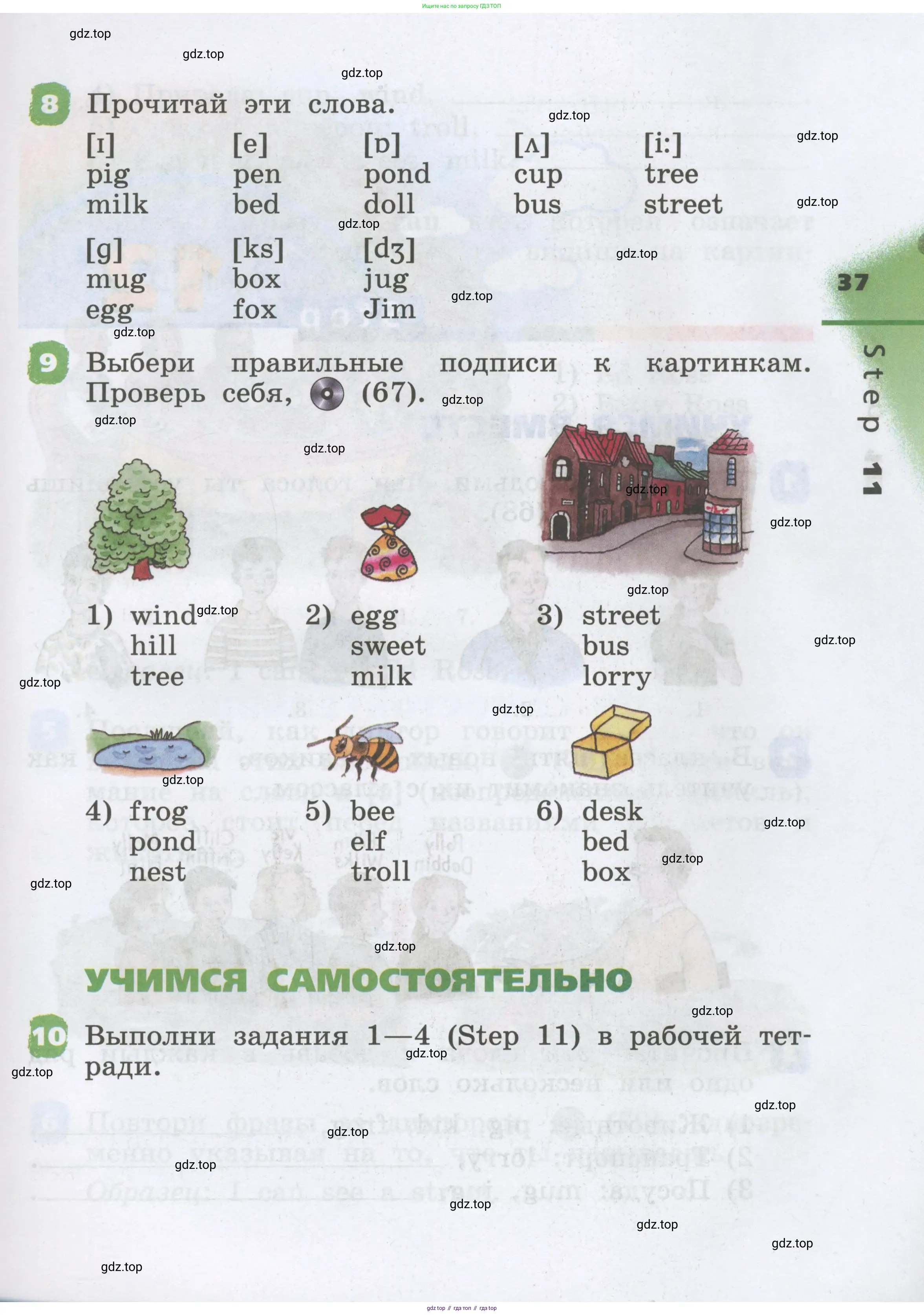 Английский язык (english), 2 класс Учебник, авторы: Афанасьева Ольга Васильевна (Afanasyeva Olga), Михеева Ирина Владимировна (Mikheeva Irina), издательство Просвещение, Москва, 2012 - 2022, Часть 1, страница 37