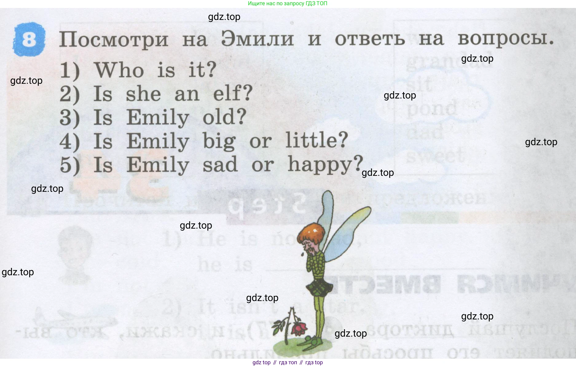 Английский язык (english), 2 класс Учебник, авторы: Афанасьева Ольга Васильевна (Afanasyeva Olga), Михеева Ирина Владимировна (Mikheeva Irina), издательство Просвещение, Москва, 2012 - 2022, Часть 2, страница 19, номер 8, Условие