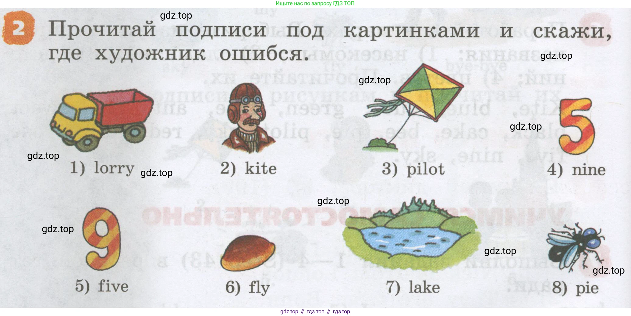 Английский язык (english), 2 класс Учебник, авторы: Афанасьева Ольга Васильевна (Afanasyeva Olga), Михеева Ирина Владимировна (Mikheeva Irina), издательство Просвещение, Москва, 2012 - 2022, Часть 2, страница 48, номер 2, Условие