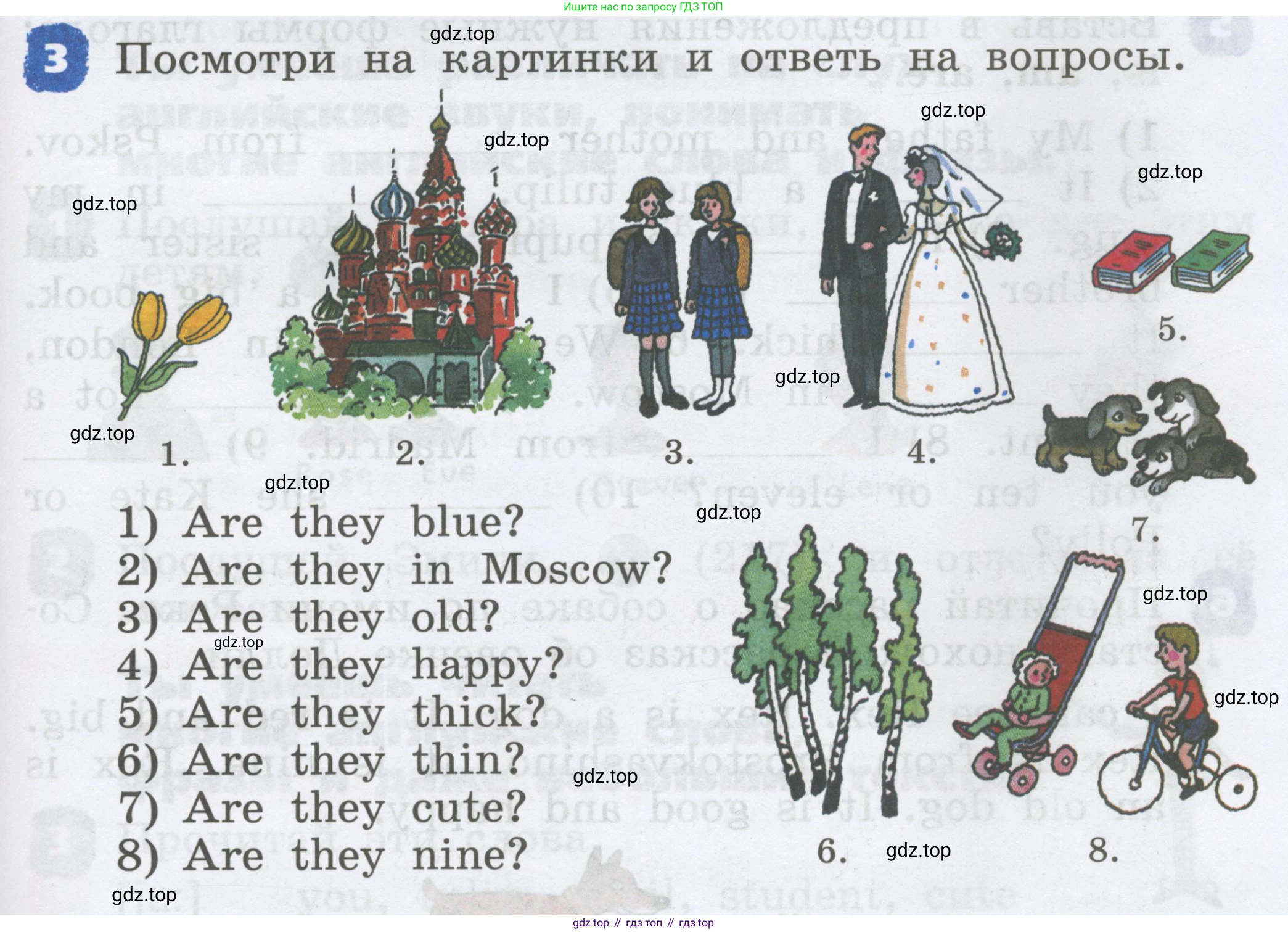Английский язык (english), 2 класс Учебник, авторы: Афанасьева Ольга Васильевна (Afanasyeva Olga), Михеева Ирина Владимировна (Mikheeva Irina), издательство Просвещение, Москва, 2012 - 2022, Часть 2, страница 59, номер 3, Условие