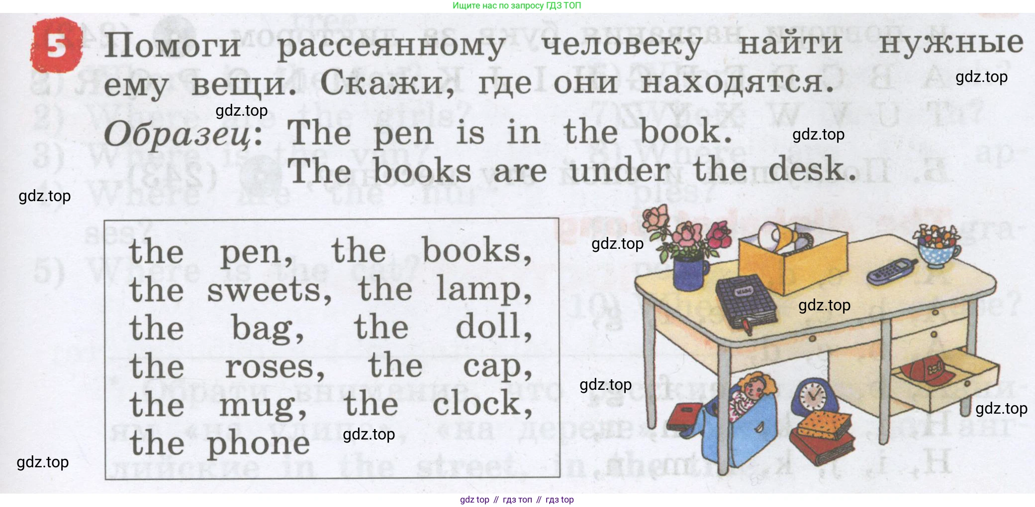 Английский язык (english), 2 класс Учебник, авторы: Афанасьева Ольга Васильевна (Afanasyeva Olga), Михеева Ирина Владимировна (Mikheeva Irina), издательство Просвещение, Москва, 2012 - 2022, Часть 2, страница 85, номер 5, Условие