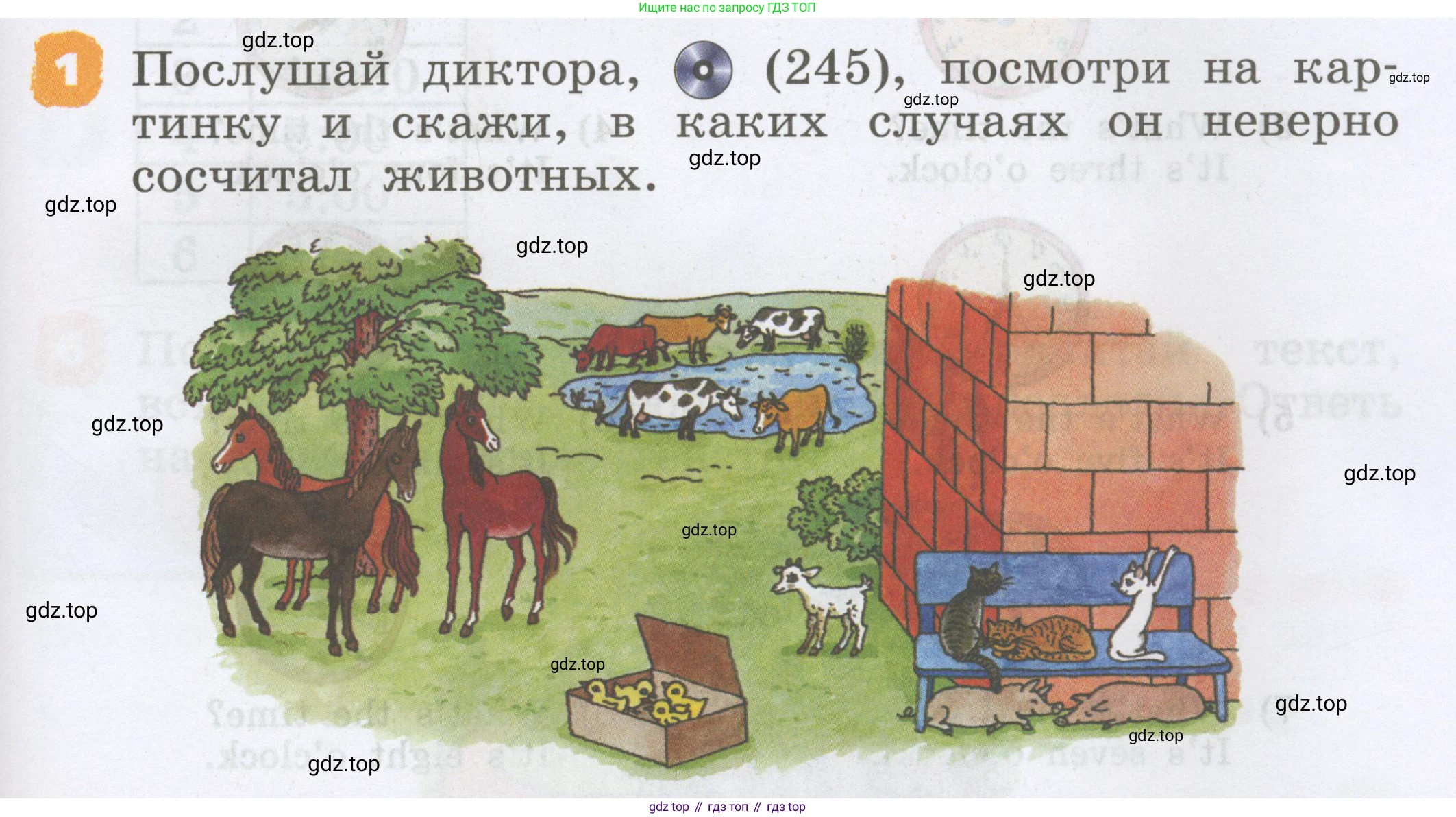 Английский язык (english), 2 класс Учебник, авторы: Афанасьева Ольга Васильевна (Afanasyeva Olga), Михеева Ирина Владимировна (Mikheeva Irina), издательство Просвещение, Москва, 2012 - 2022, Часть 2, страница 89, номер 1, Условие