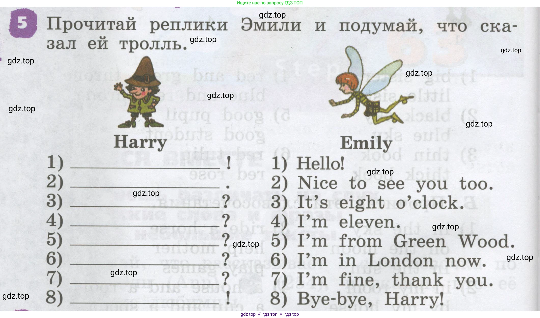 Английский язык (english), 2 класс Учебник, авторы: Афанасьева Ольга Васильевна (Afanasyeva Olga), Михеева Ирина Владимировна (Mikheeva Irina), издательство Просвещение, Москва, 2012 - 2022, Часть 2, страница 102, номер 5, Условие