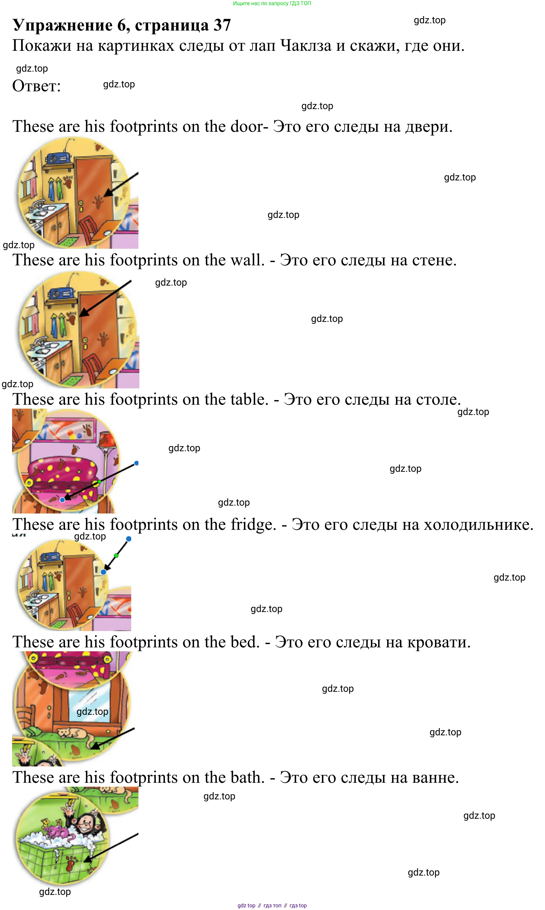 Английский язык (english), 2 класс Учебник (Student's book), авторы: Быкова Надежда Ильинична (Bykova Nadezhda), Бадулина Ольга Ивановна, Поспелова Марина Давидовна (Pospelova Marina), Эванс Вирджиния (Evans Virginia), издательство Просвещение, Москва, 2023, розового цвета, Часть ( Part) 1, страница 37, номер 6, Решение 2