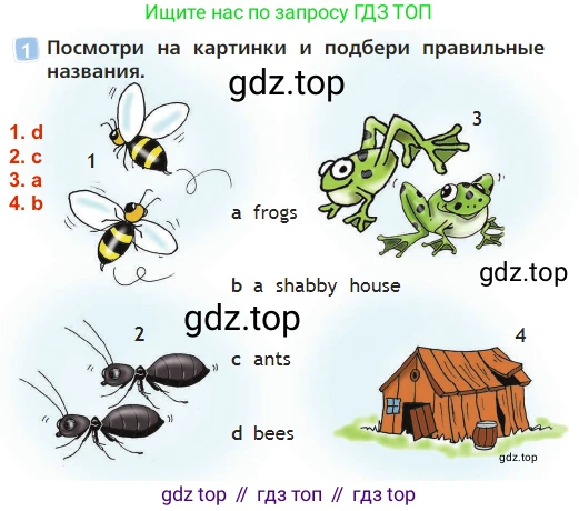 Английский язык (english), 2 класс Учебник (Student's book), авторы: Быкова Надежда Ильинична (Bykova Nadezhda), Бадулина Ольга Ивановна, Поспелова Марина Давидовна (Pospelova Marina), Эванс Вирджиния (Evans Virginia), издательство Просвещение, Москва, 2023, розового цвета, Часть ( Part) 2, страница 60, номер 1, Решение 3