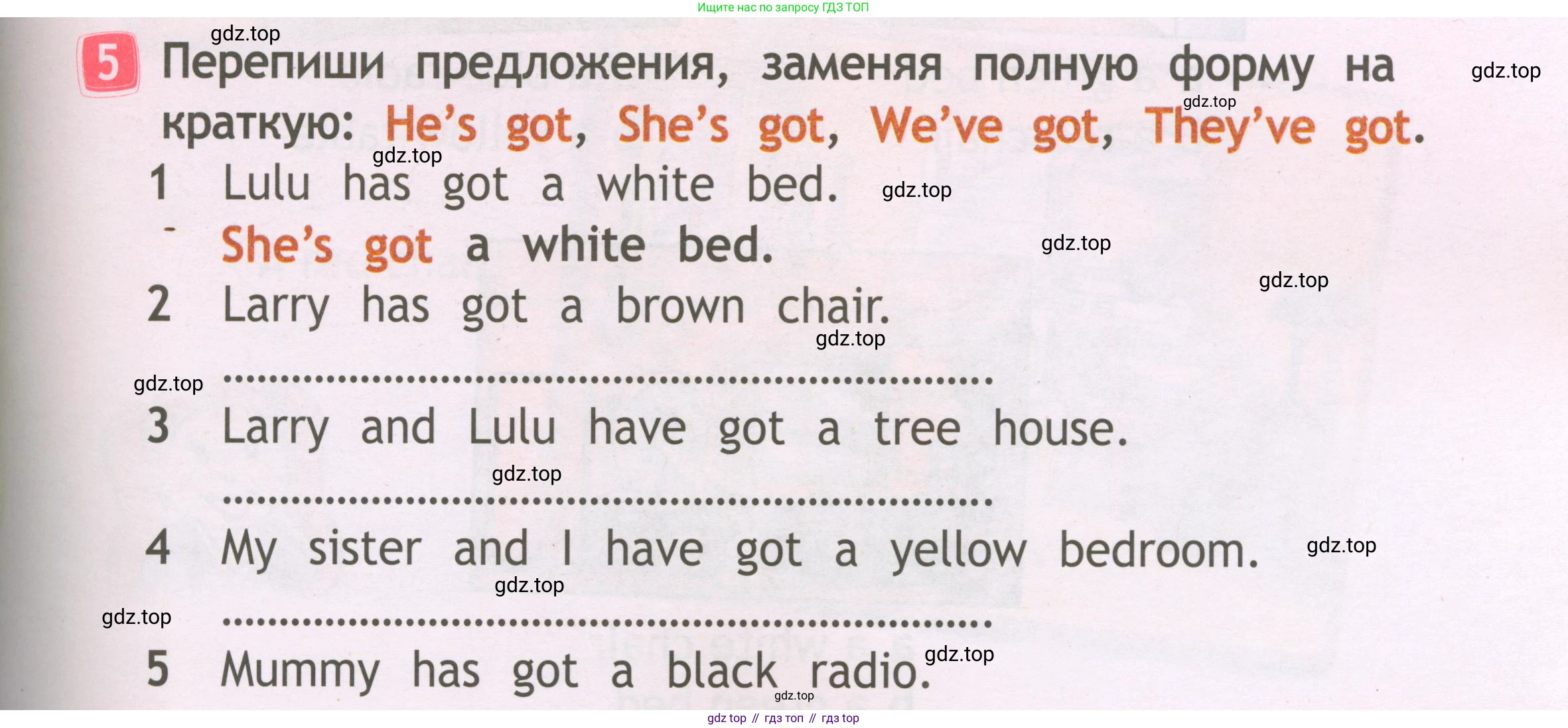 Английский язык (english), 2 класс Рабочая тетрадь (workbook), авторы: Быкова Надежда Ильинична (Bykova Nadezhda), Дули Дженни (Dooley Jenny), Поспелова Марина Давидовна (Pospelova Marina), Эванс Вирджиния (Evans Virginia), издательство Просвещение, Москва, 2023, розового цвета, страница 15, номер 5, Условие