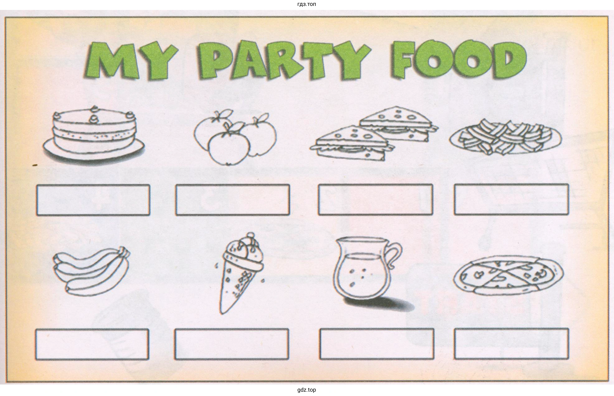 My party food
