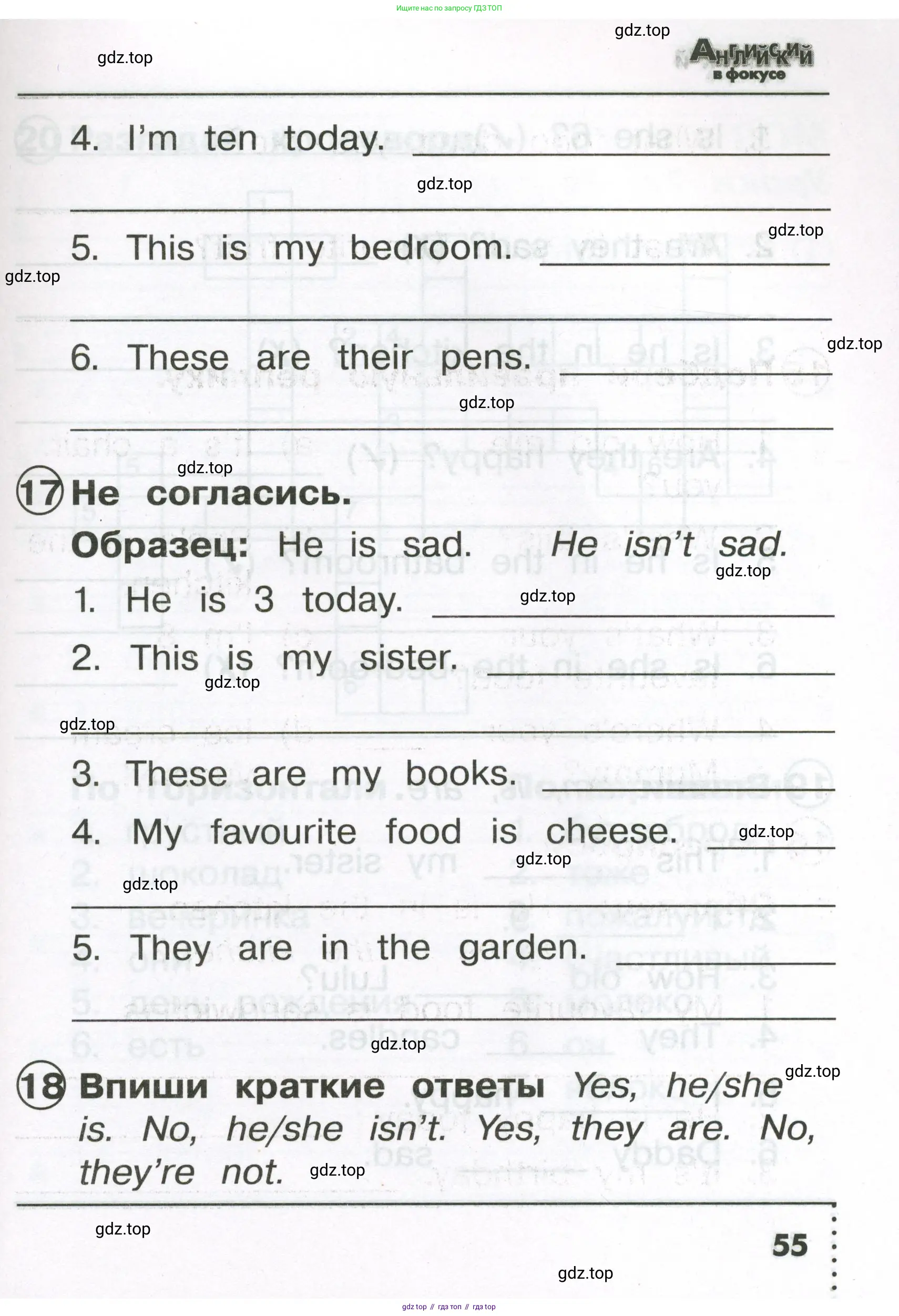Английский язык (english), 2 класс Сборник упражнений, авторы: Быкова Надежда Ильинична (Bykova Nadezhda), Поспелова Марина Давидовна (Pospelova Marina), издательство Просвещение, Москва, 2023, розового цвета, страница 55