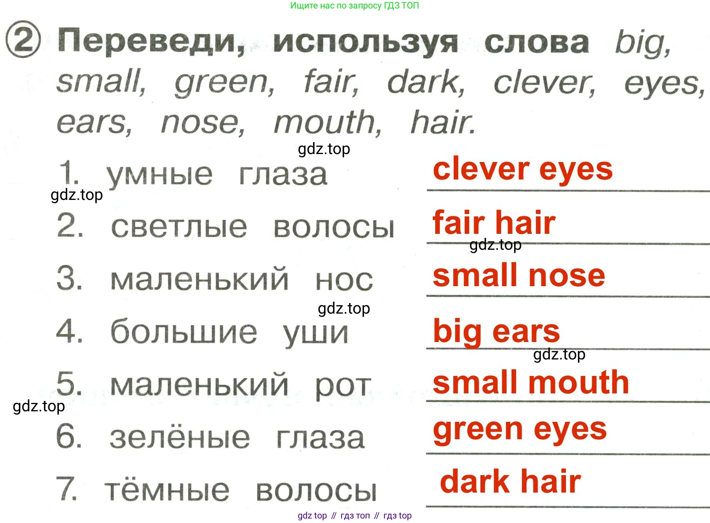 Английский язык (english), 2 класс Сборник упражнений, авторы: Быкова Надежда Ильинична (Bykova Nadezhda), Поспелова Марина Давидовна (Pospelova Marina), издательство Просвещение, Москва, 2023, розового цвета, страница 97, номер 2, Решение 3