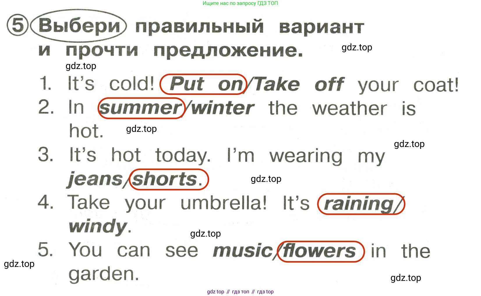 Английский язык (english), 2 класс Сборник упражнений, авторы: Быкова Надежда Ильинична (Bykova Nadezhda), Поспелова Марина Давидовна (Pospelova Marina), издательство Просвещение, Москва, 2023, розового цвета, страница 121, номер 5, Решение 3