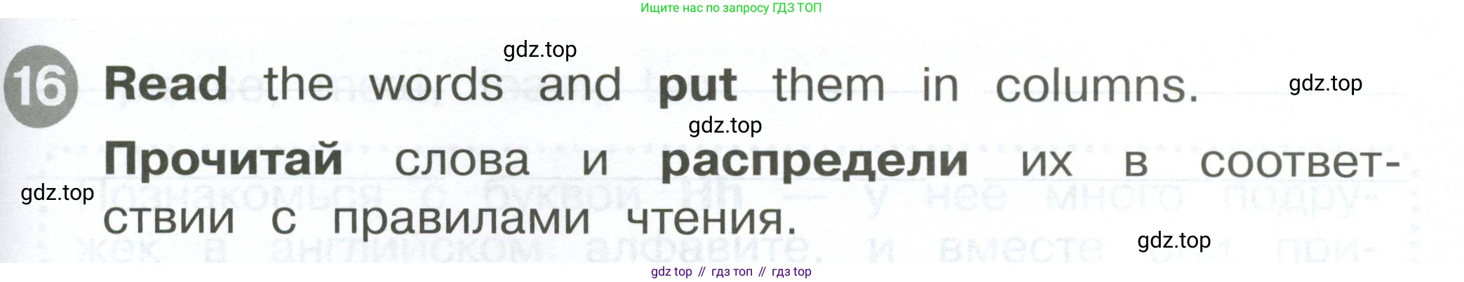 ГДЗ Английский язык (english), 2 класс Сборник упражнений, автор: Котова Марина Петровна, издательство Просвещение, Москва, 2023, белого цвета, страница 31, номер 16, Условие