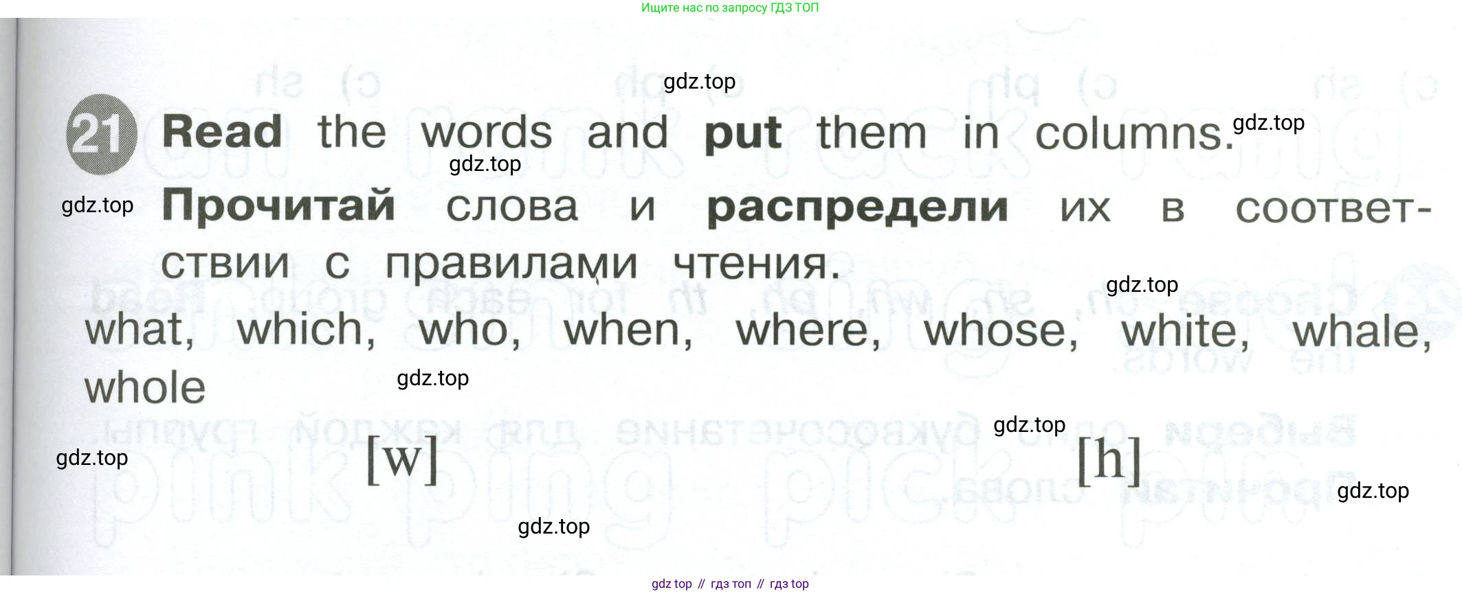ГДЗ Английский язык (english), 2 класс Сборник упражнений, автор: Котова Марина Петровна, издательство Просвещение, Москва, 2023, белого цвета, страница 35, номер 21, Условие
