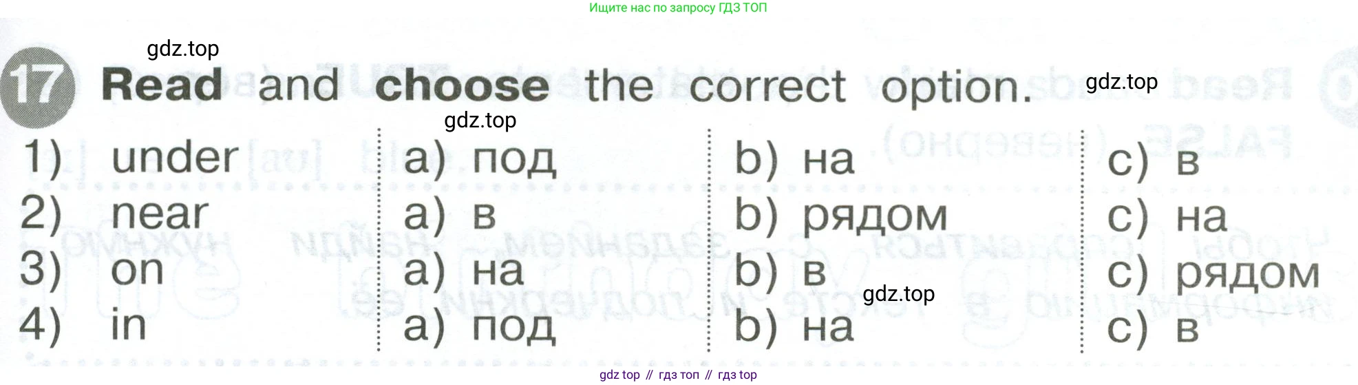 ГДЗ Английский язык (english), 2 класс Сборник упражнений, автор: Котова Марина Петровна, издательство Просвещение, Москва, 2023, белого цвета, страница 57, номер 17, Условие