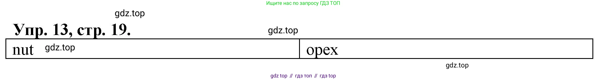 ГДЗ Английский язык (english), 2 класс Сборник упражнений, автор: Котова Марина Петровна, издательство Просвещение, Москва, 2023, белого цвета, страница 19, номер 13, Решение