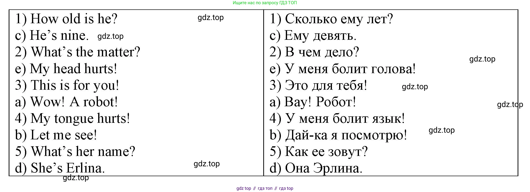 ГДЗ Английский язык (english), 2 класс Сборник упражнений, автор: Котова Марина Петровна, издательство Просвещение, Москва, 2023, белого цвета, страница 62, номер 8, Решение (продолжение 2)